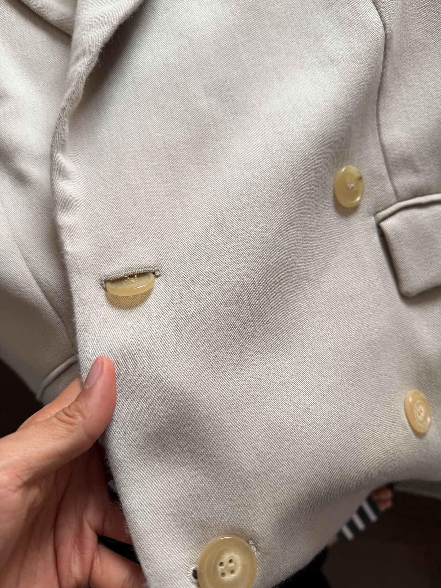 Hed Mayner Hed Mayner Beige Oversized Blazer Size US XS / EU 42 / 0 - 4 Thumbnail