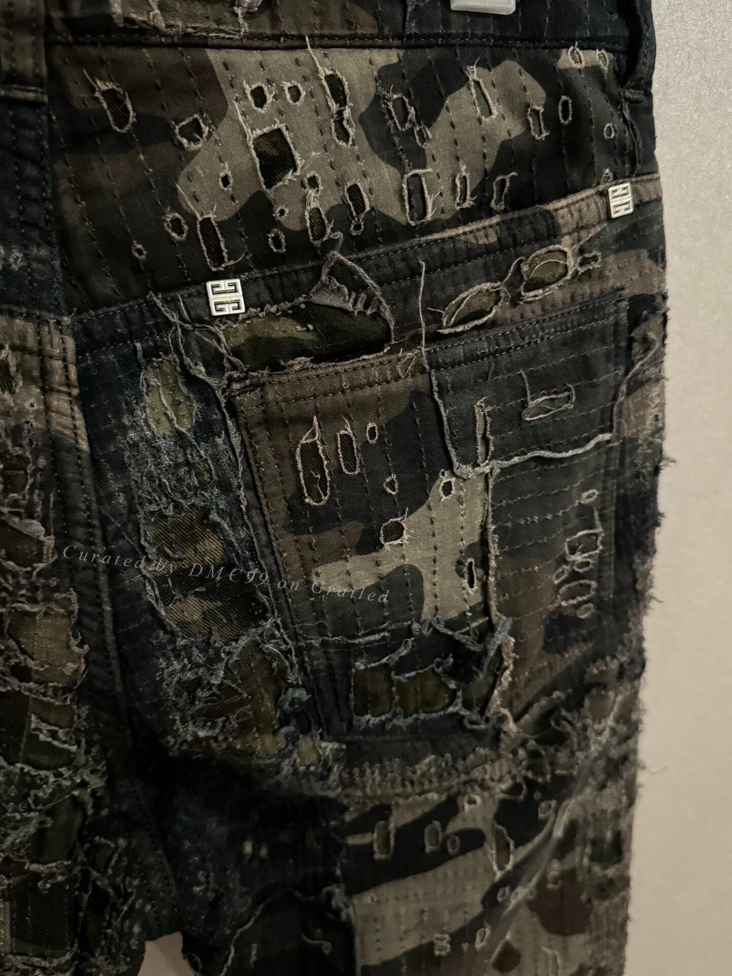 Givenchy Givenchy First Generation Boro Jeans Size US 31 - 5 Thumbnail