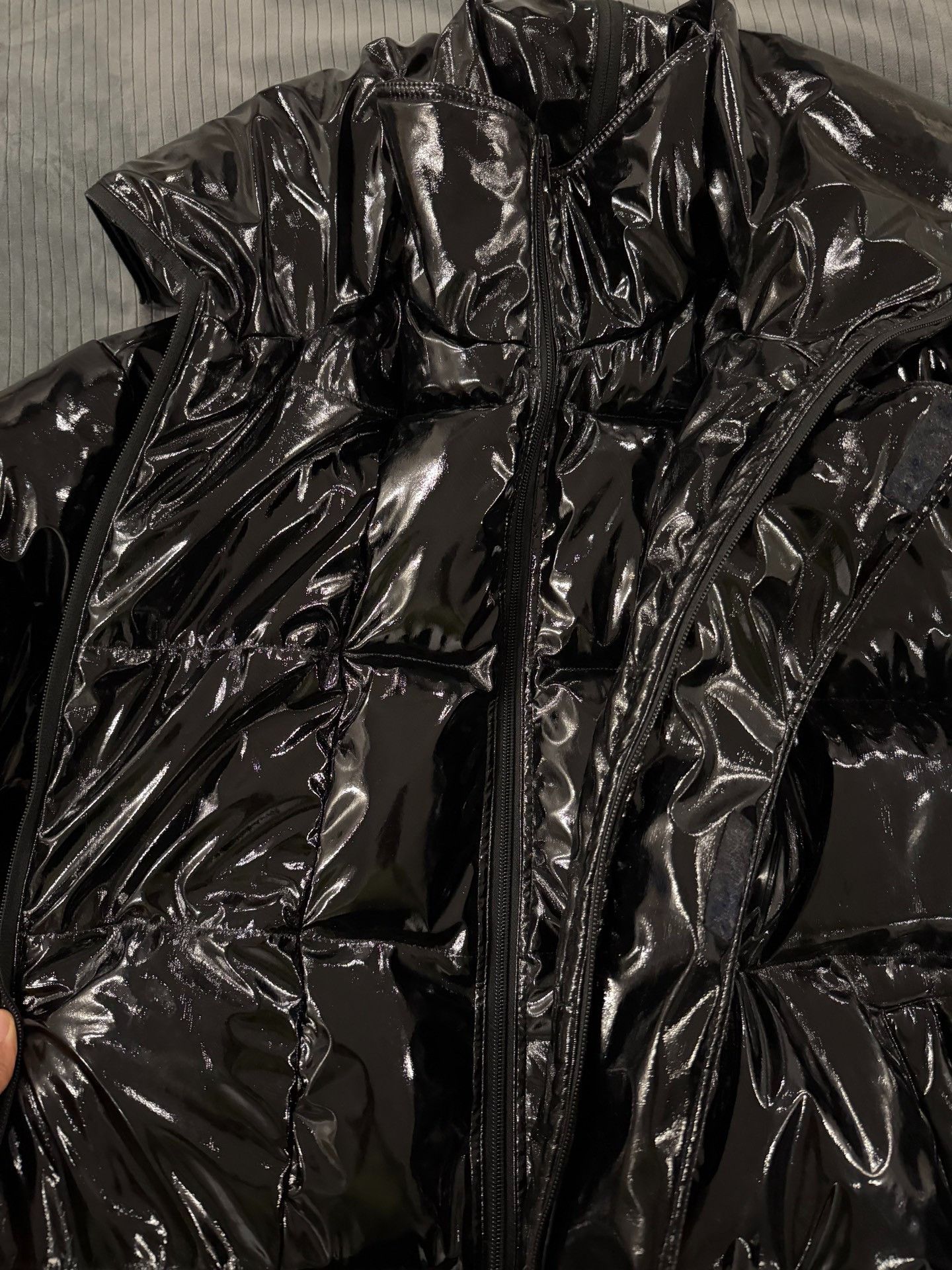 Vetements Vetements Patent Leather Down Jacket Size US S / EU 44-46 / 1 - 5 Thumbnail