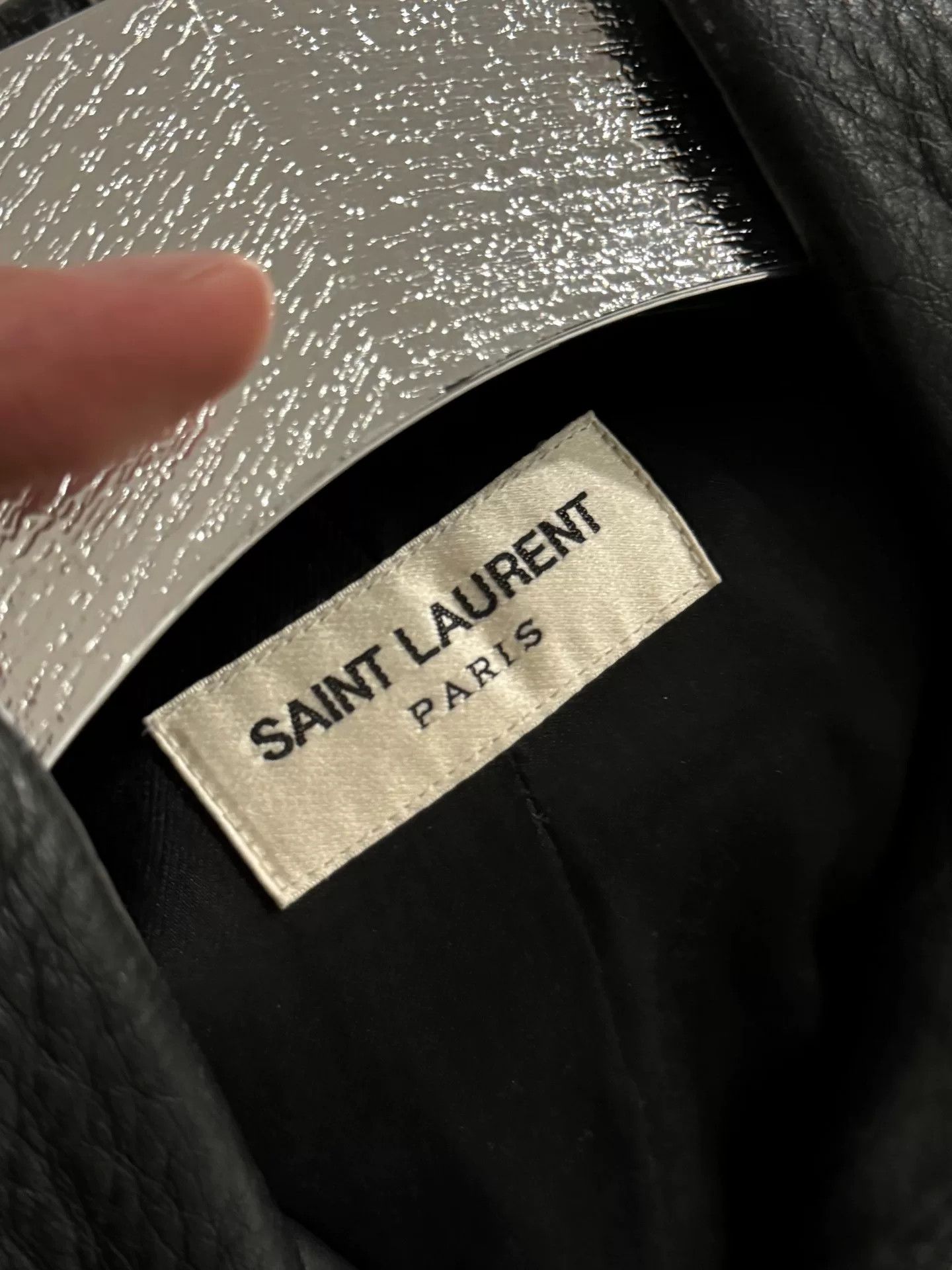 Saint Laurent Paris SLP Snakeskin Fringe Leather Jacket Size XS / US 0-2 / IT 36-38 - 5 Thumbnail