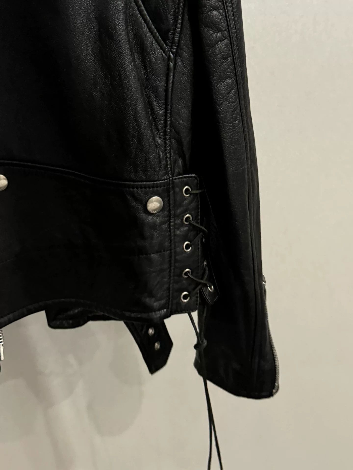 Saint Laurent Paris SLP Snakeskin Fringe Leather Jacket Size XS / US 0-2 / IT 36-38 - 4 Thumbnail