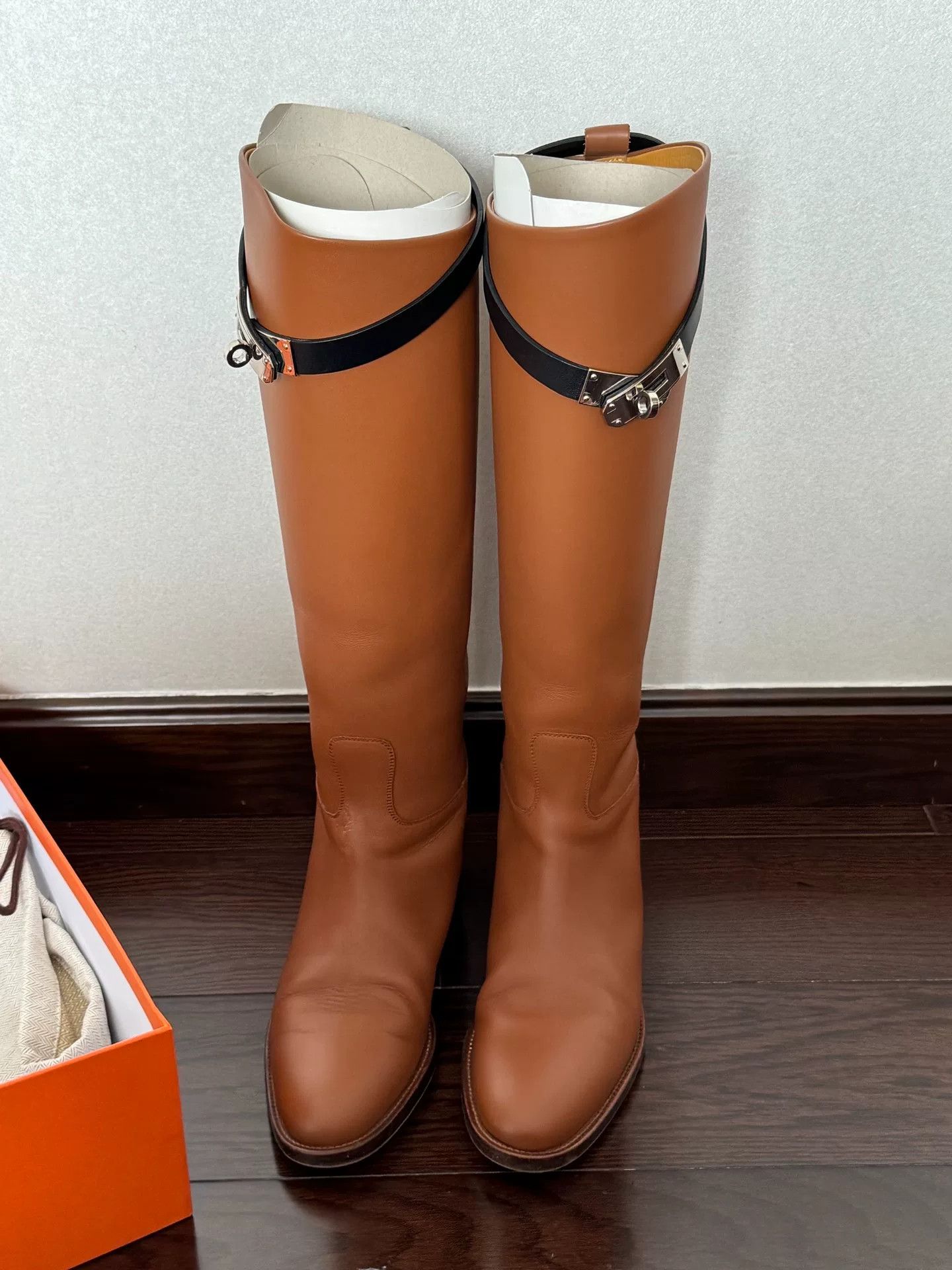 Hermes Hermes Saddle Leather Kelly Boots Size US 5 / IT 35 - 2 Thumbnail