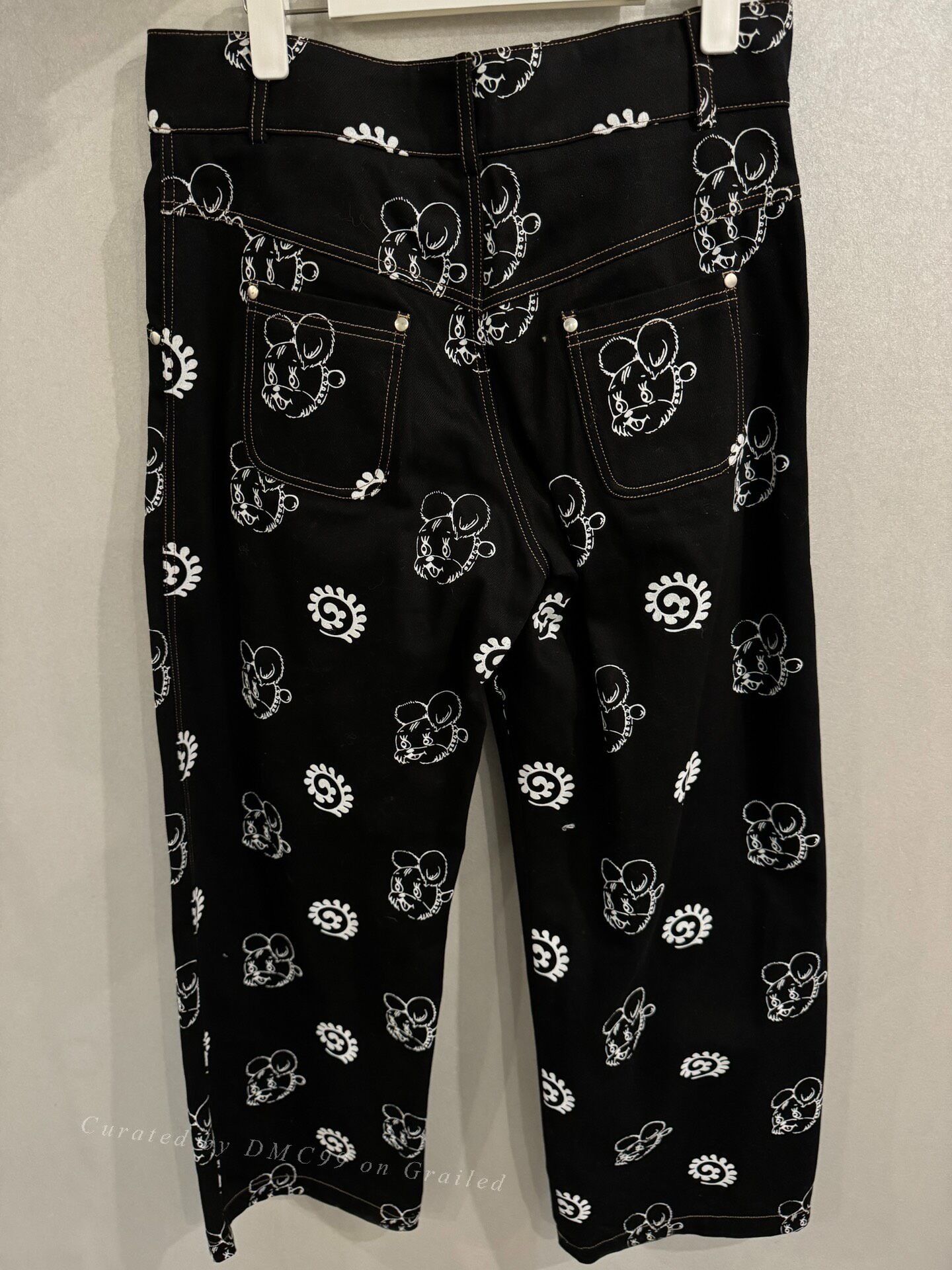 Chopova Lowena Chopova Lowena Mickey Flocked Jeans Size 34" / US 12 / IT 48 - 2 Thumbnail
