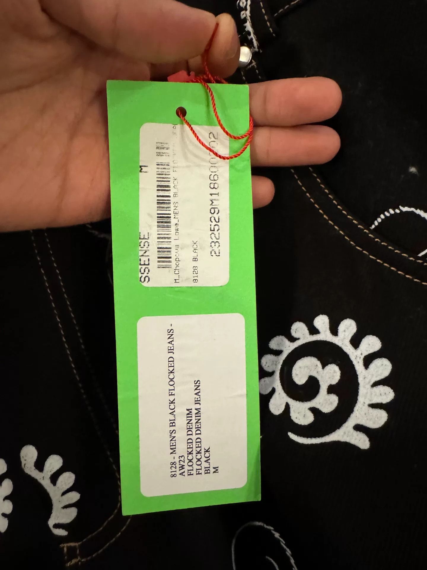 Chopova Lowena Chopova Lowena Mickey Flocked Jeans Size 34" / US 12 / IT 48 - 4 Thumbnail