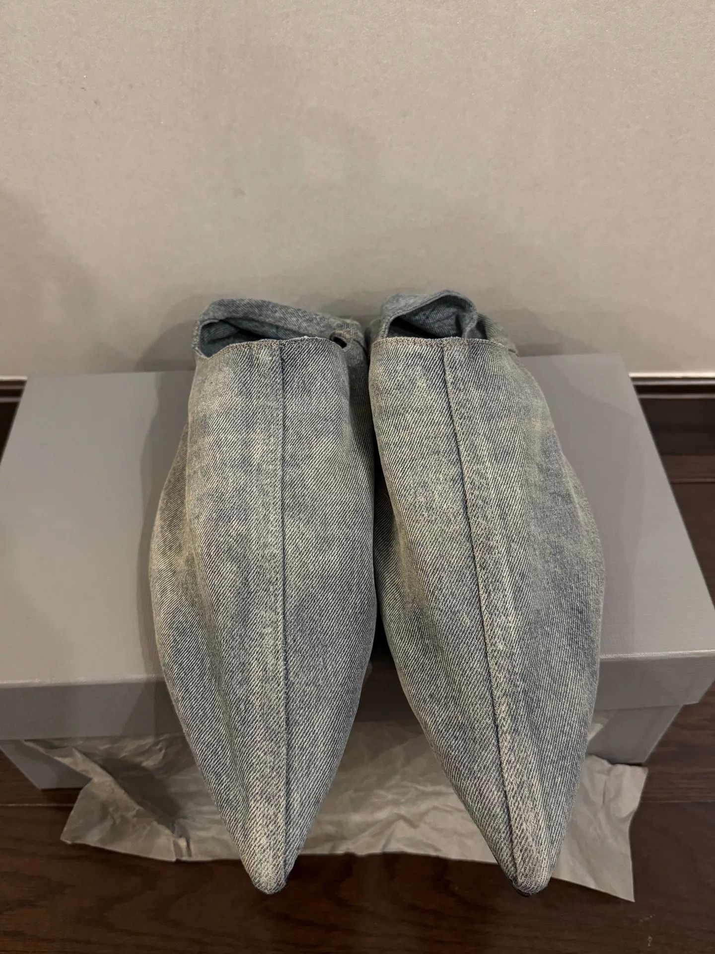 Balenciaga Balenciaga Denim Loafers Size US 10 / EU 43 - 2 Thumbnail