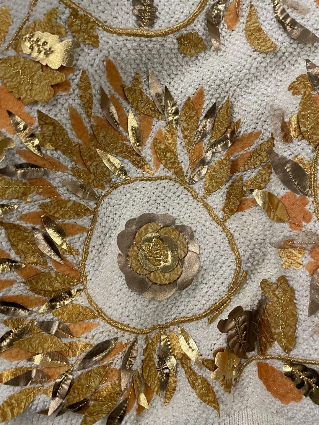 Chanel Chanel Greek Gold Thread Leaf Sweater Size M / US 6-8 / IT 42-44 - 3 Thumbnail