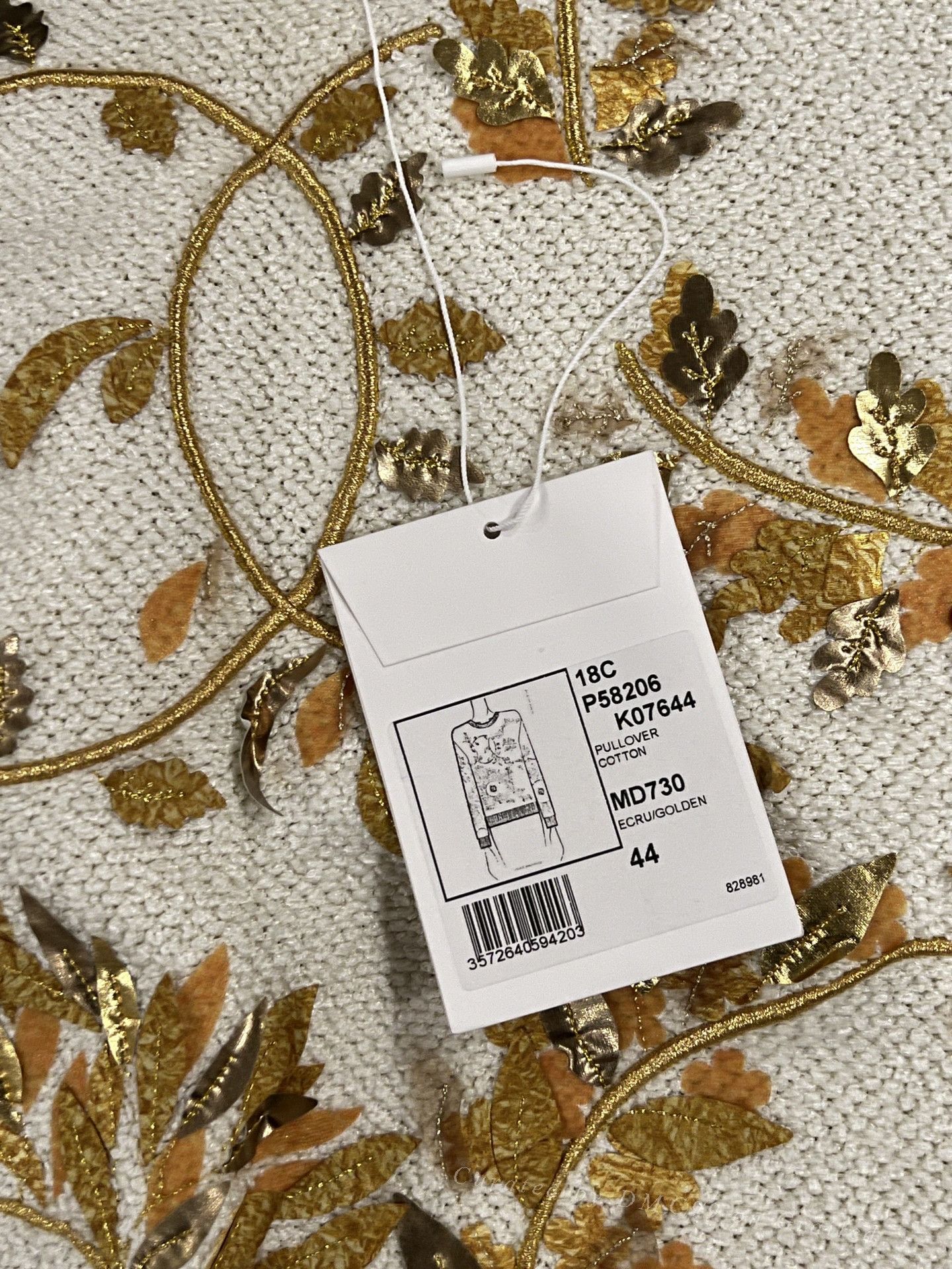 Chanel Chanel Greek Gold Thread Leaf Sweater Size M / US 6-8 / IT 42-44 - 5 Thumbnail