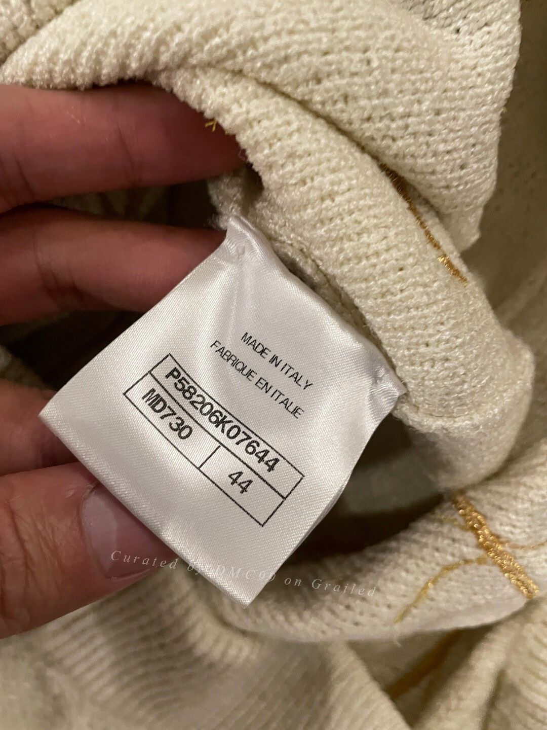 Chanel Chanel Greek Gold Thread Leaf Sweater Size M / US 6-8 / IT 42-44 - 6 Thumbnail