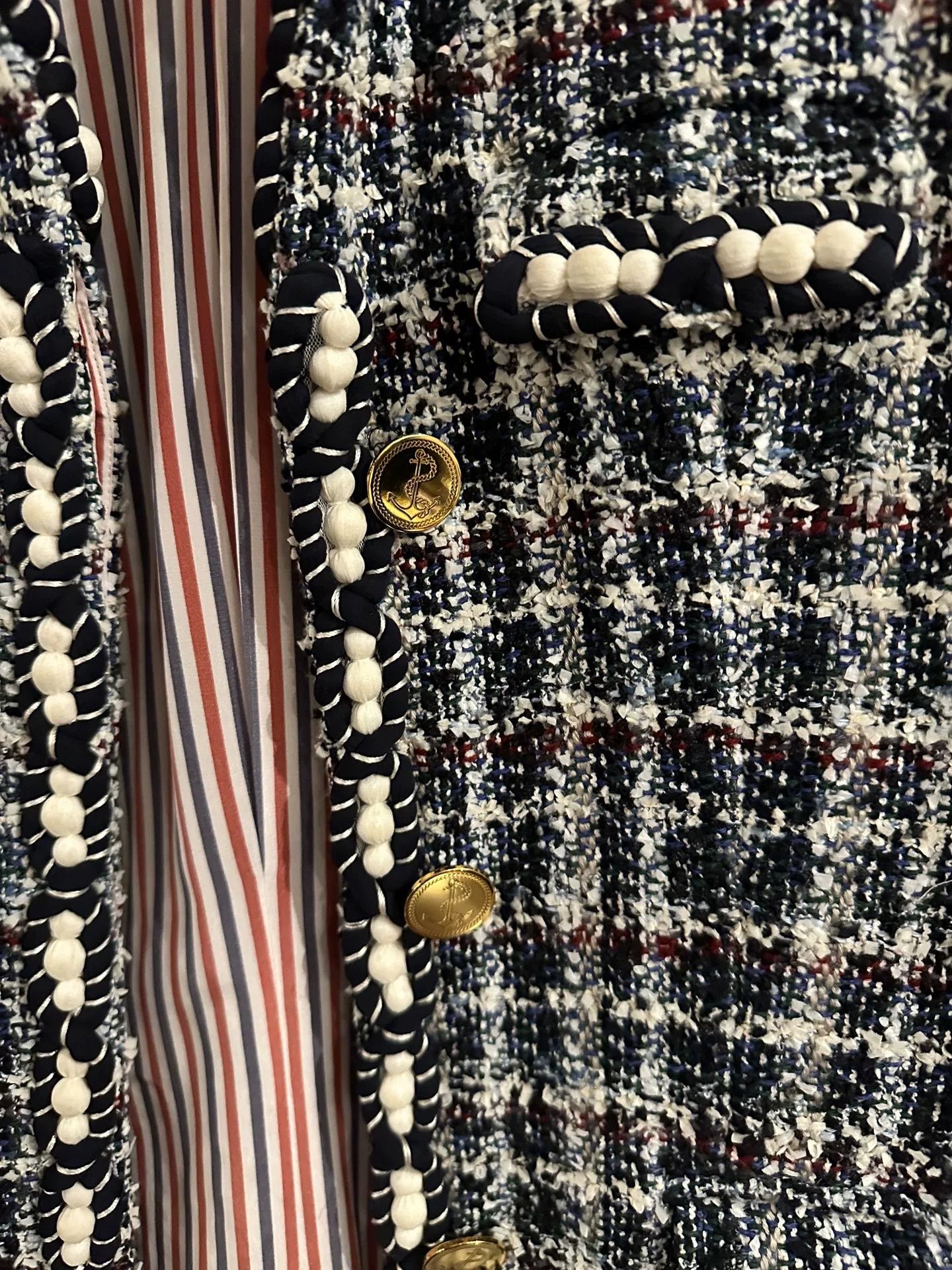 Thom Browne Thom Browne Wool Gold Button Coat Size US XS / EU 42 / 0 - 2 Thumbnail
