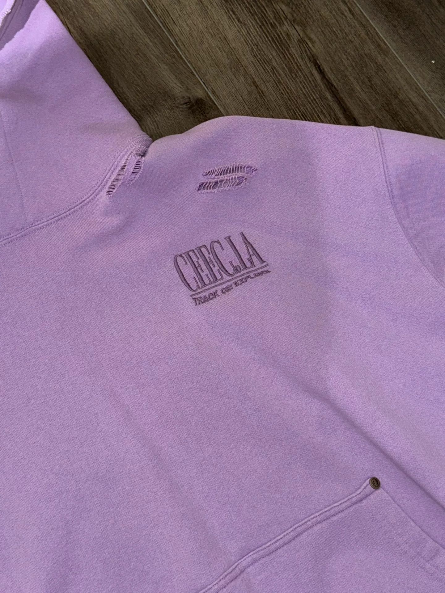 Vintage CEEC LA Taro Purple Hoodie Size M / US 6-8 / IT 42-44 - 3 Thumbnail
