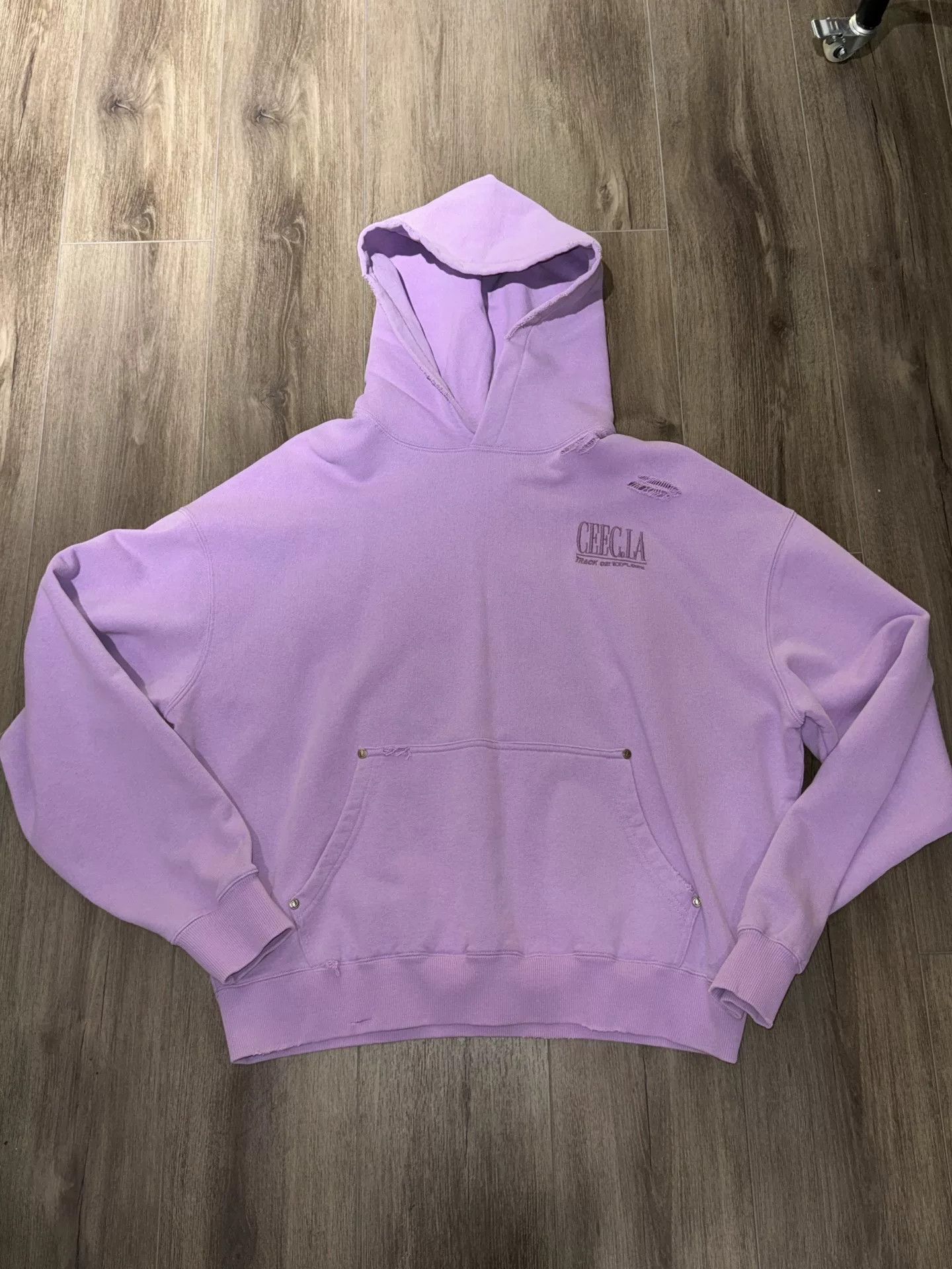 Vintage CEEC LA Taro Purple Hoodie Size M / US 6-8 / IT 42-44 - 2 Thumbnail