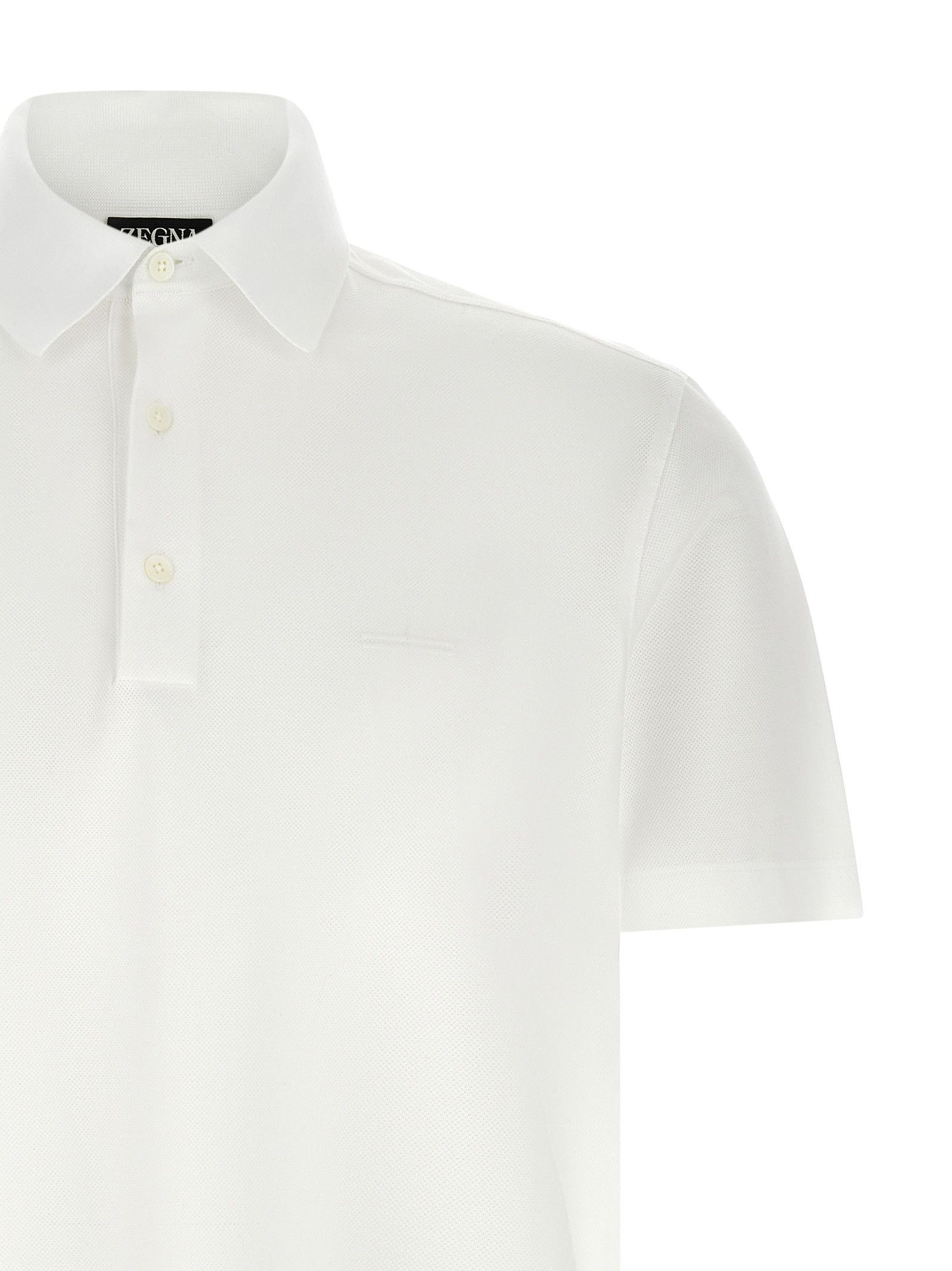 Ermenegildo Zegna Piqué cotton polo shirt Size US M / EU 48-50 / 2 - 3 Thumbnail