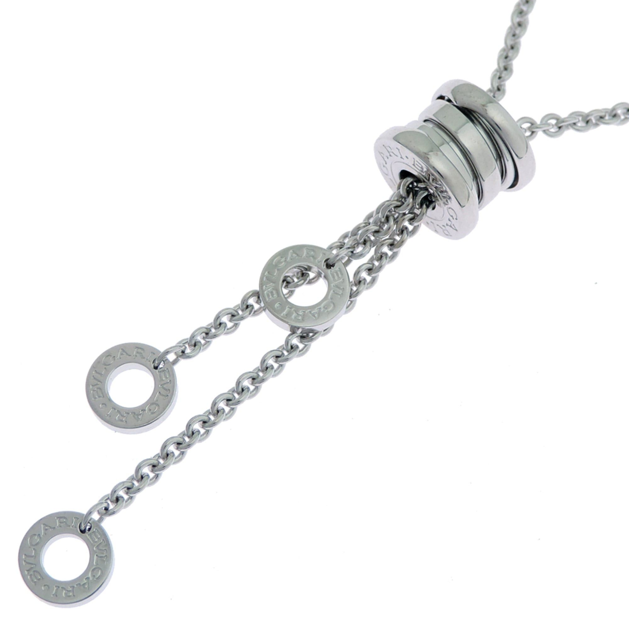 Bvlgari Bvlgari B.zero1 Element Women's/Men's Necklace CL853896 750 White Gold Size ONE SIZE - 2 Thumbnail