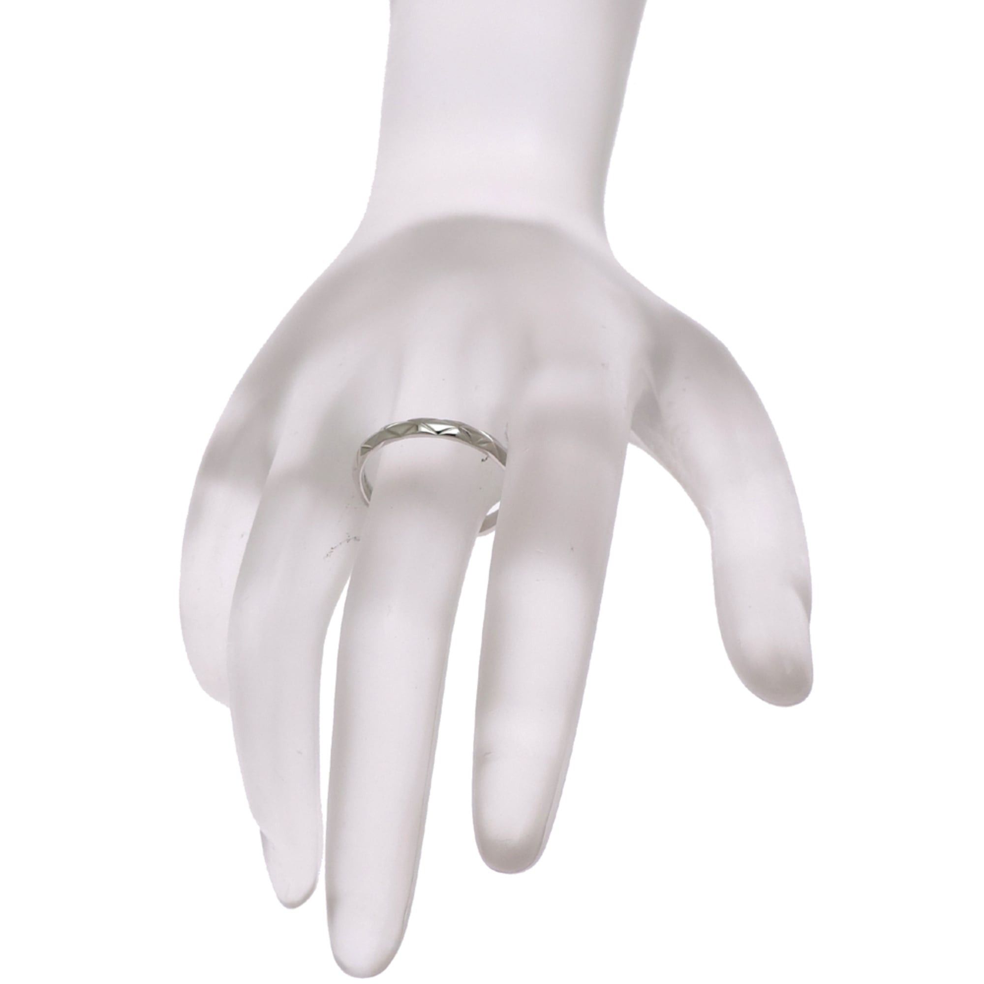 Chanel Chanel Matelassé #56 Women's/Men's Ring J2820 Pt950 Platinum Size ONE SIZE - 8 Thumbnail
