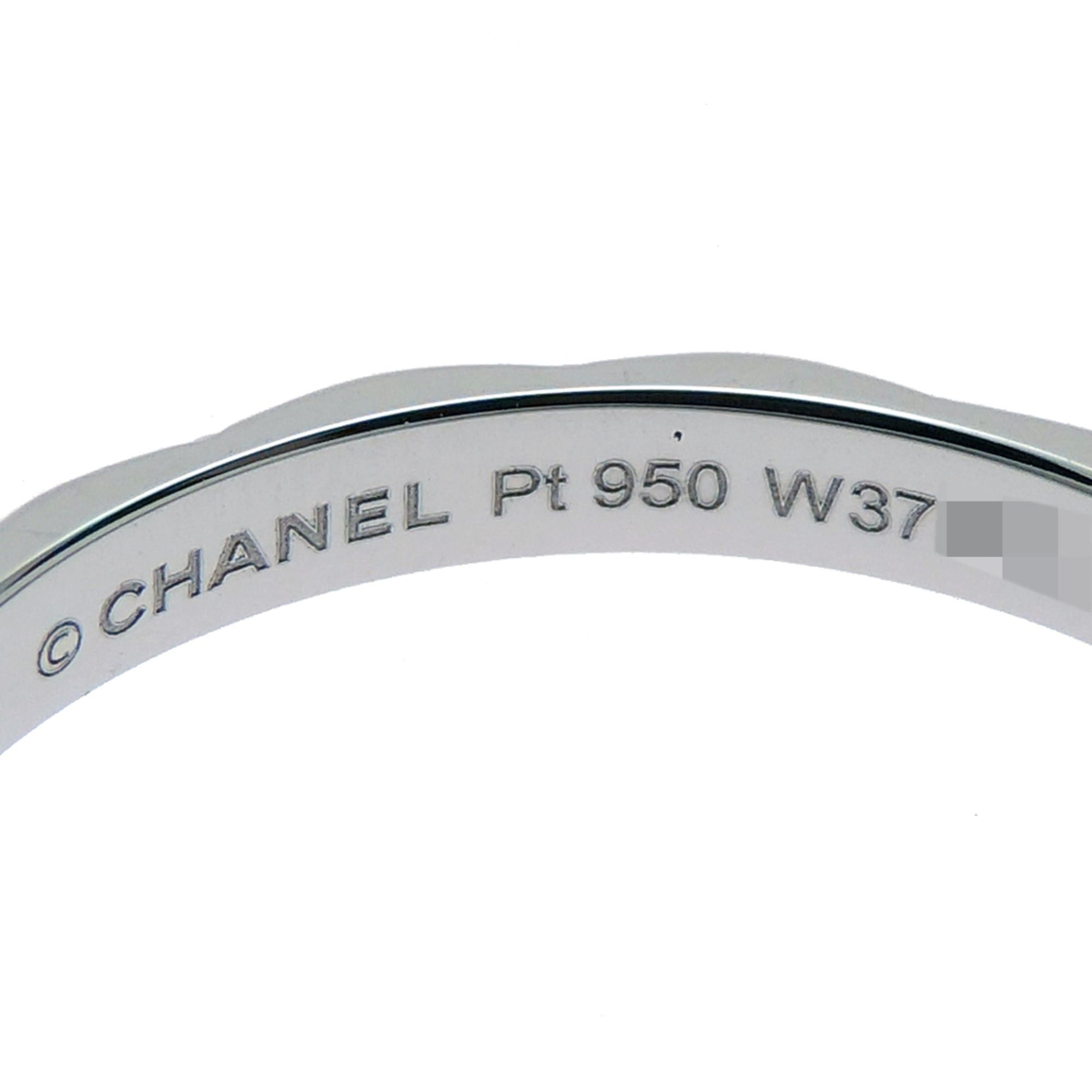 Chanel Chanel Matelassé #56 Women's/Men's Ring J2820 Pt950 Platinum Size ONE SIZE - 5 Thumbnail