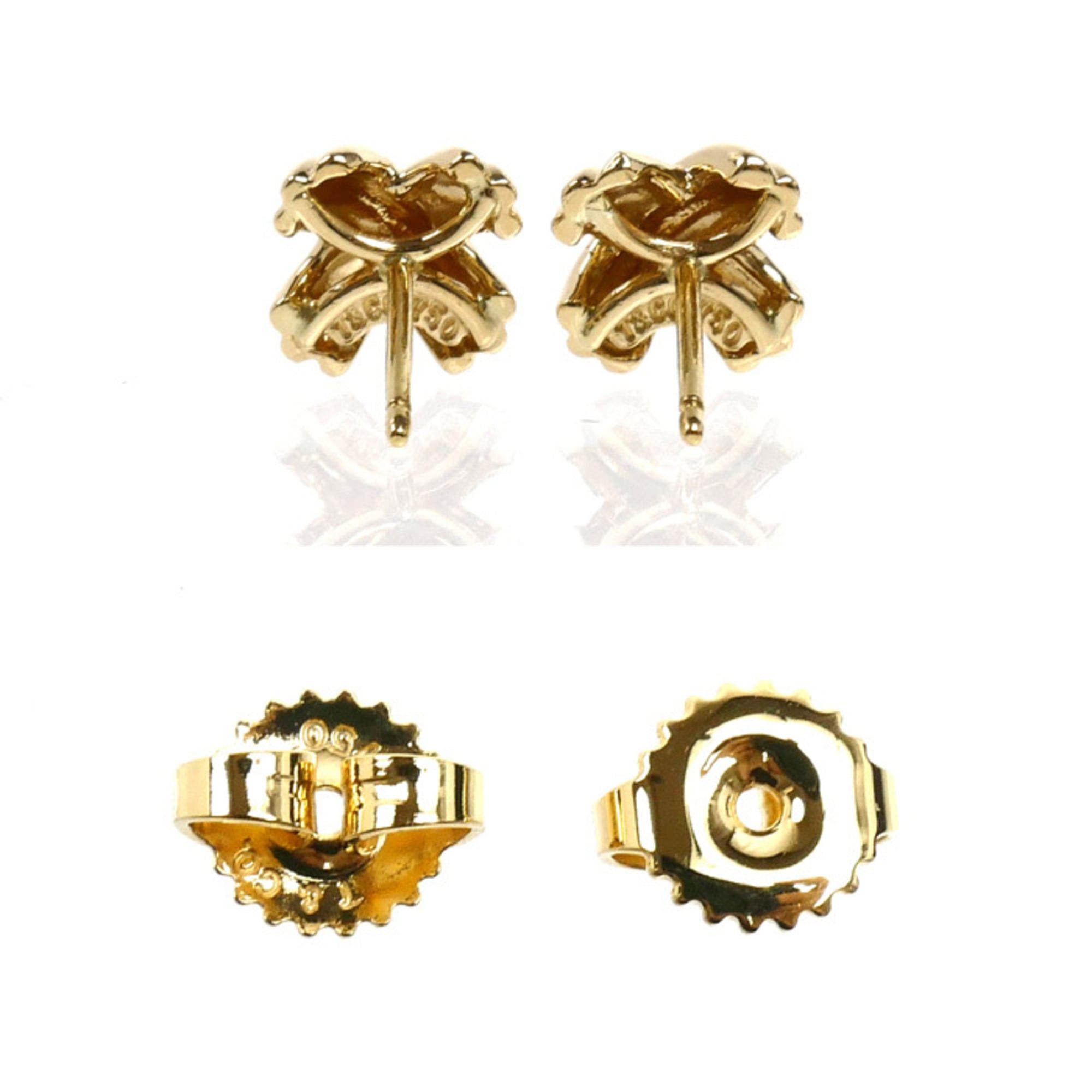Tiffany & Co. TIFFANY&Co. Tiffany 18K Yellow Gold Signature Earrings 3.4g Women's Size ONE SIZE - 3 Thumbnail