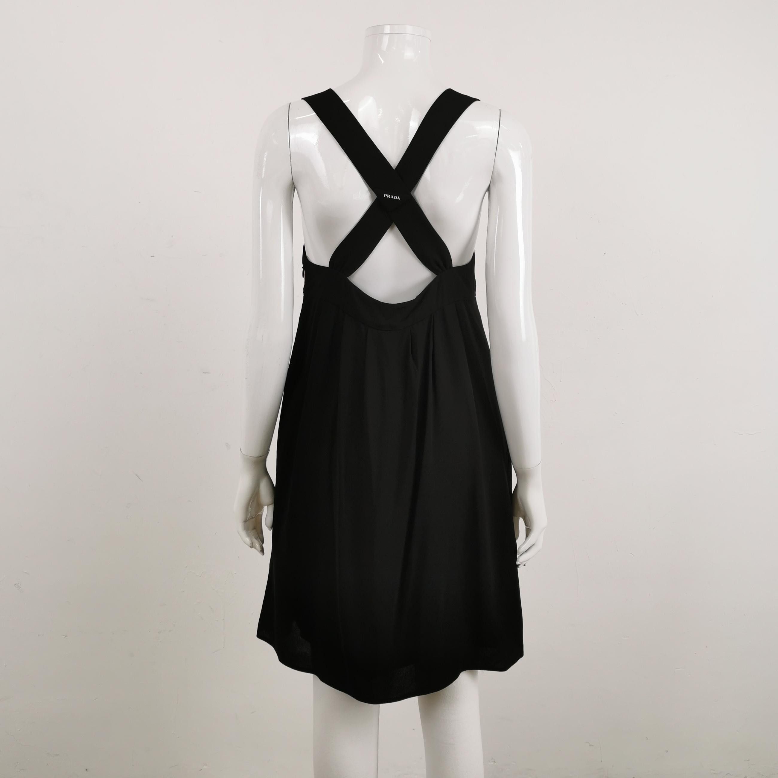 Prada Prada Logo Strap Mini Dress Size 38 Size XS / US 0-2 / IT 36-38 - 2 Thumbnail