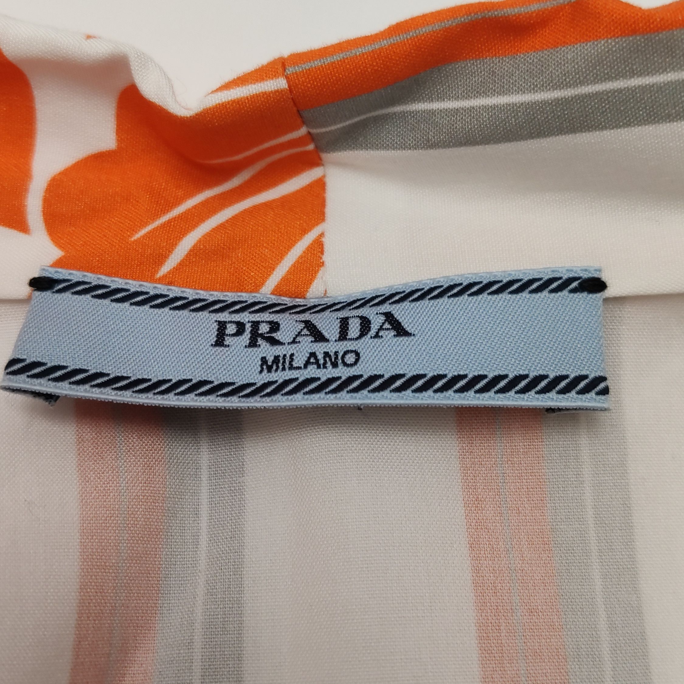 Prada Prada Floral Striped Button Up Shirt Size IT 38 Size XS / US 0-2 / IT 36-38 - 5 Thumbnail