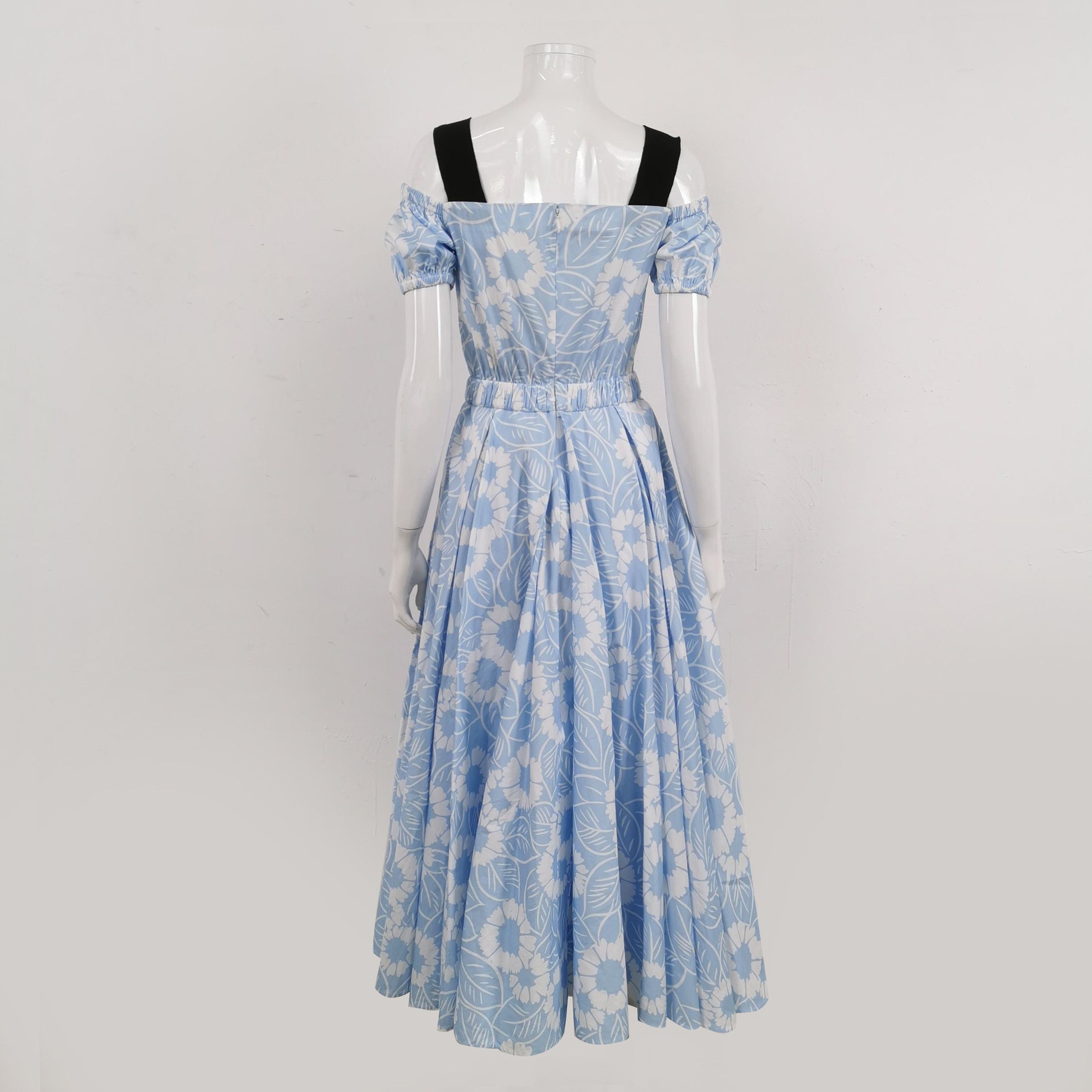 Prada Prada Floral Midi Dress Size 38 Size XS / US 0-2 / IT 36-38 - 2 Thumbnail