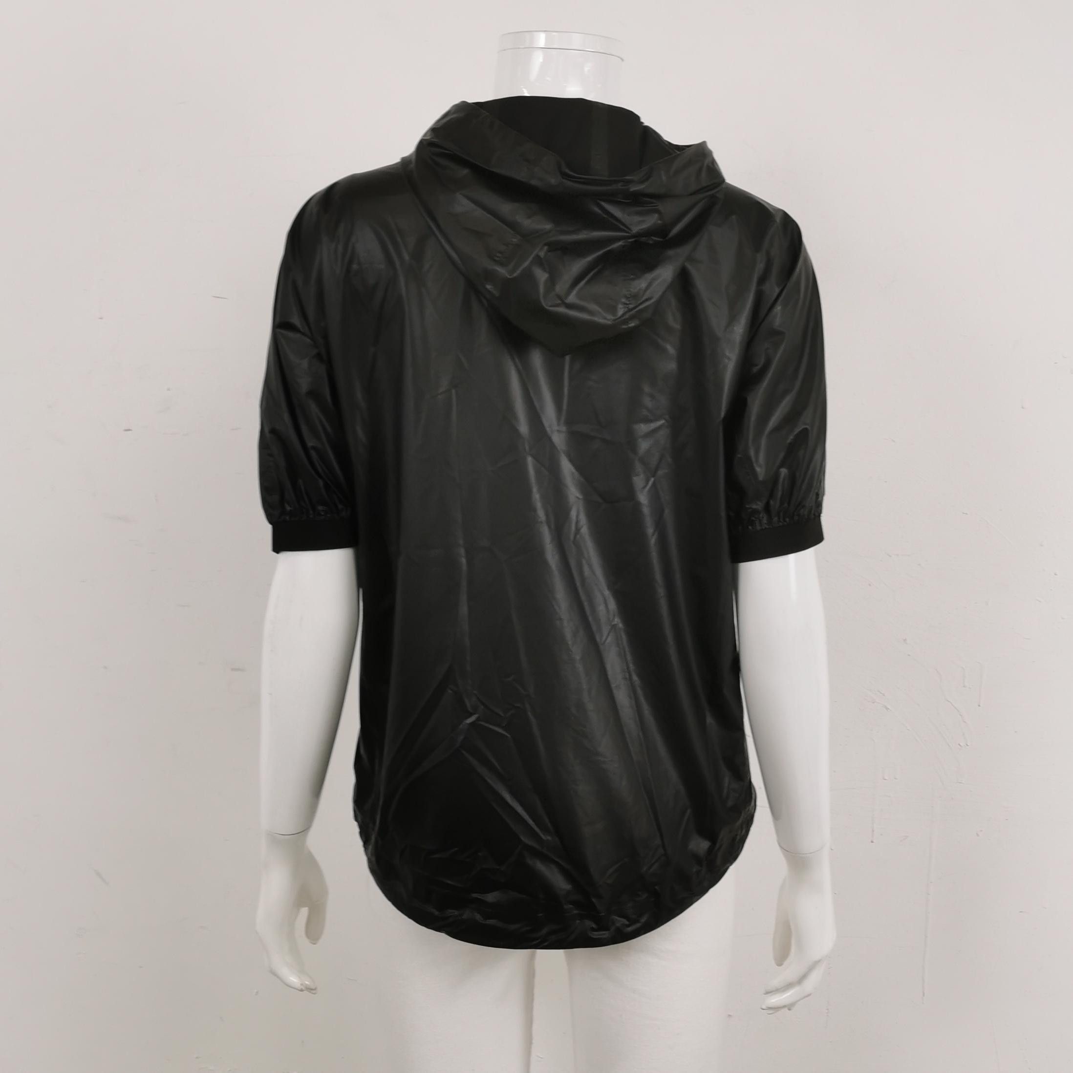 Prada Prada Logo Print Half-Zip Hooded Top Size 36 Size XS / US 0-2 / IT 36-38 - 2 Thumbnail