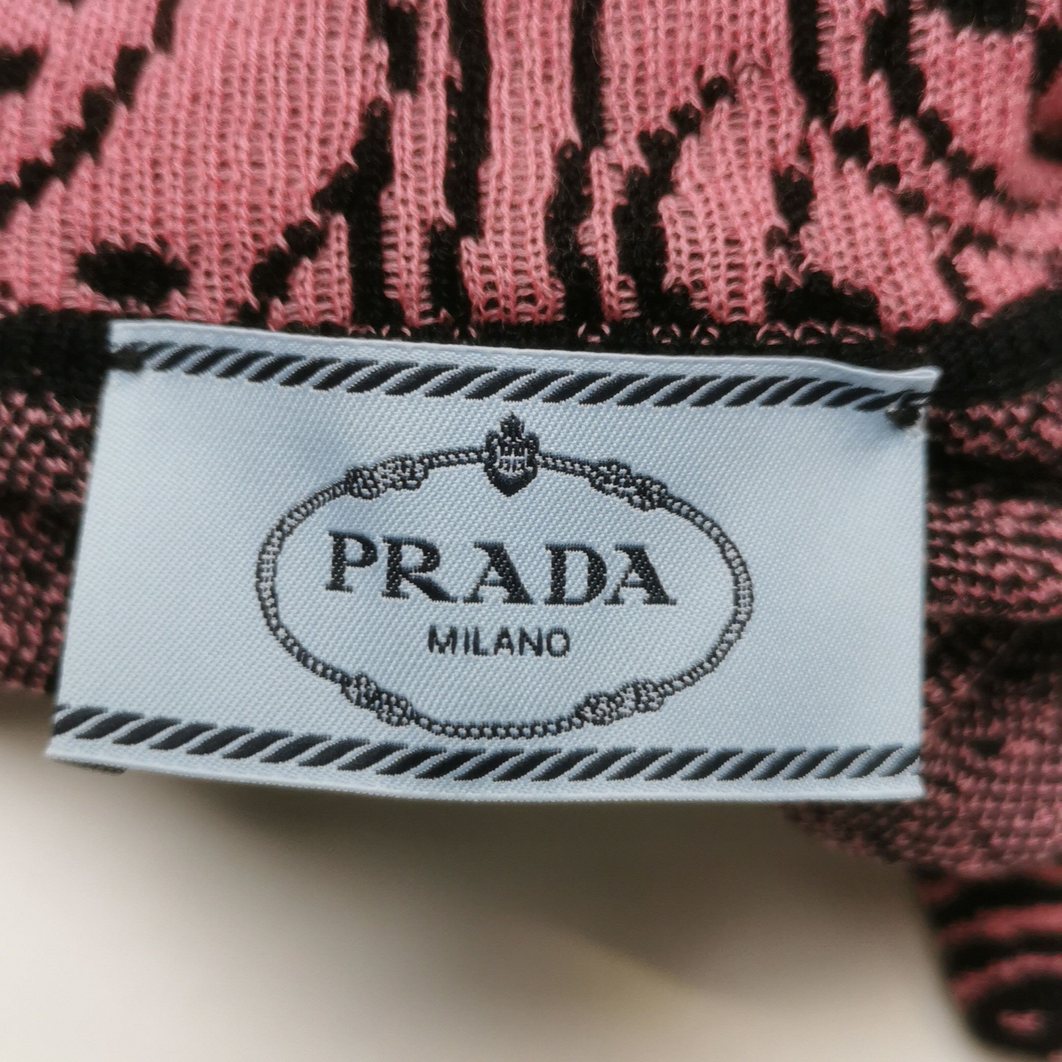 Prada Prada Patterned Wool Blend Turtleneck Sweater Size IT 36 Size XS / US 0-2 / IT 36-38 - 5 Thumbnail