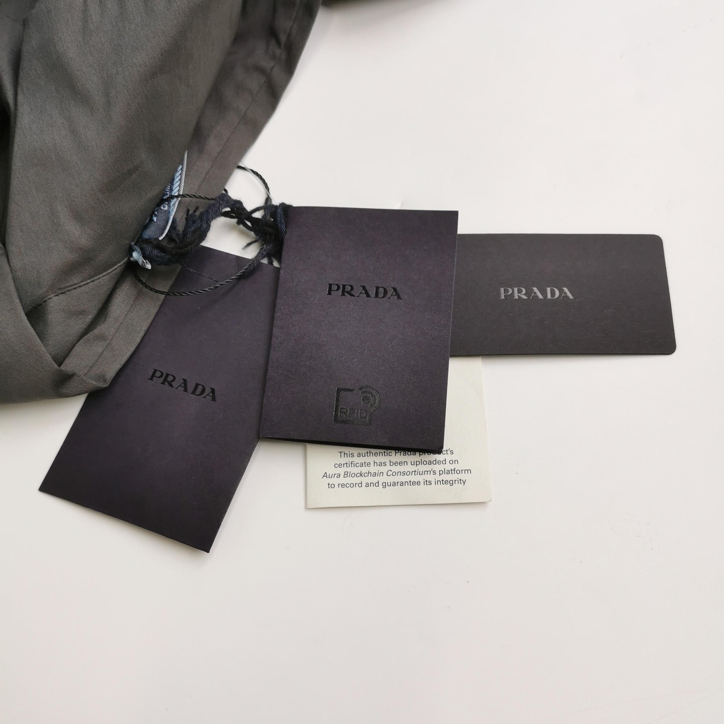 Prada Prada Cotton Blend Button Down Jumpsuit Size 40 Size 27" / US 4 / IT 40 - 3 Thumbnail
