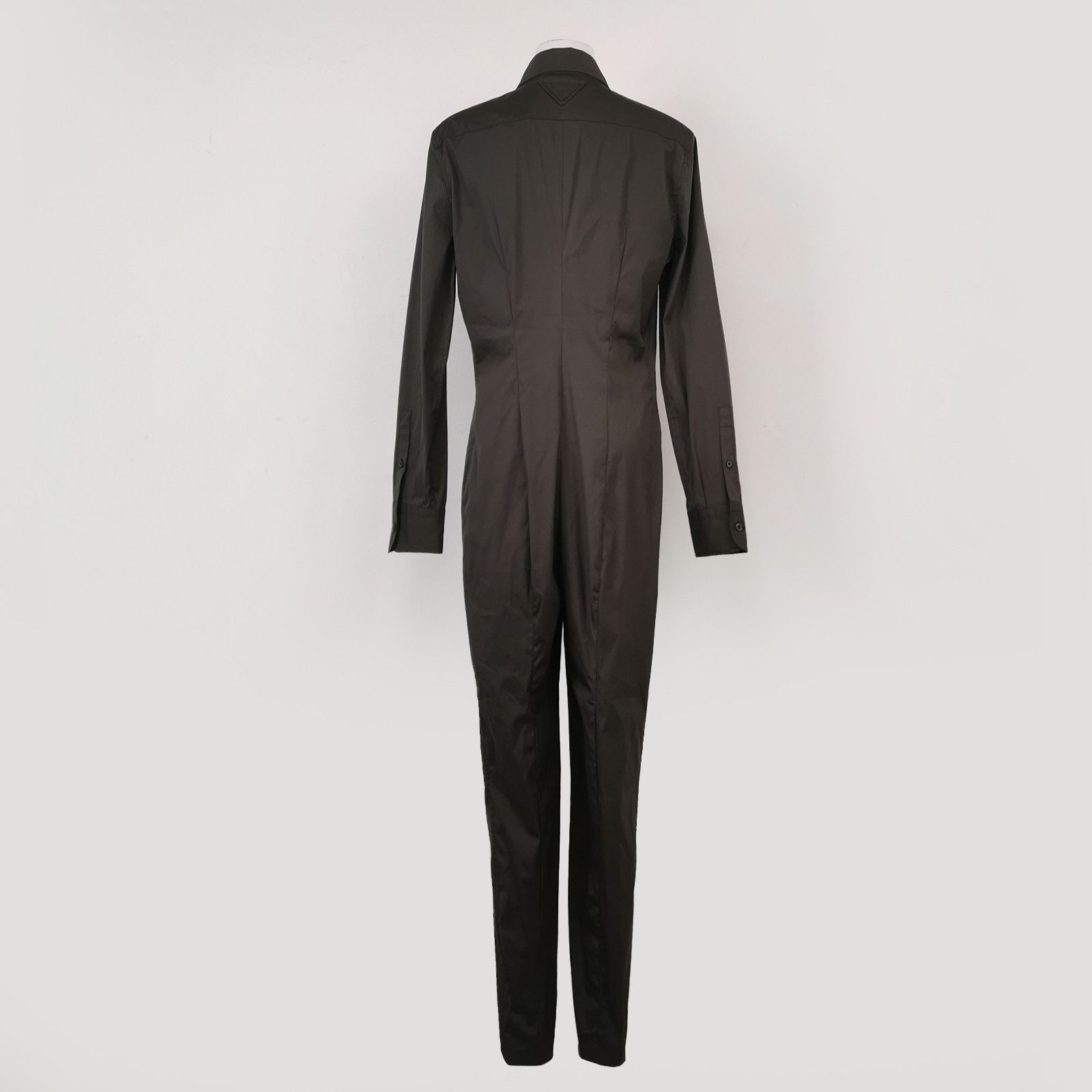 Prada Prada Cotton Blend Button Down Jumpsuit Size 40 Size 27" / US 4 / IT 40 - 2 Thumbnail