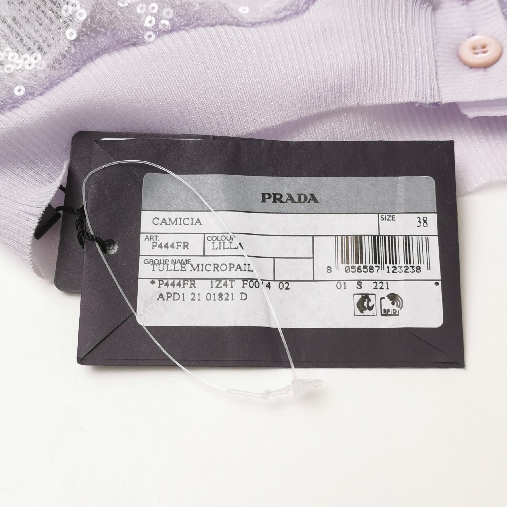 Prada Prada Sequin Tulle Cardigan Size 38 Size XS / US 0-2 / IT 36-38 - 5 Thumbnail