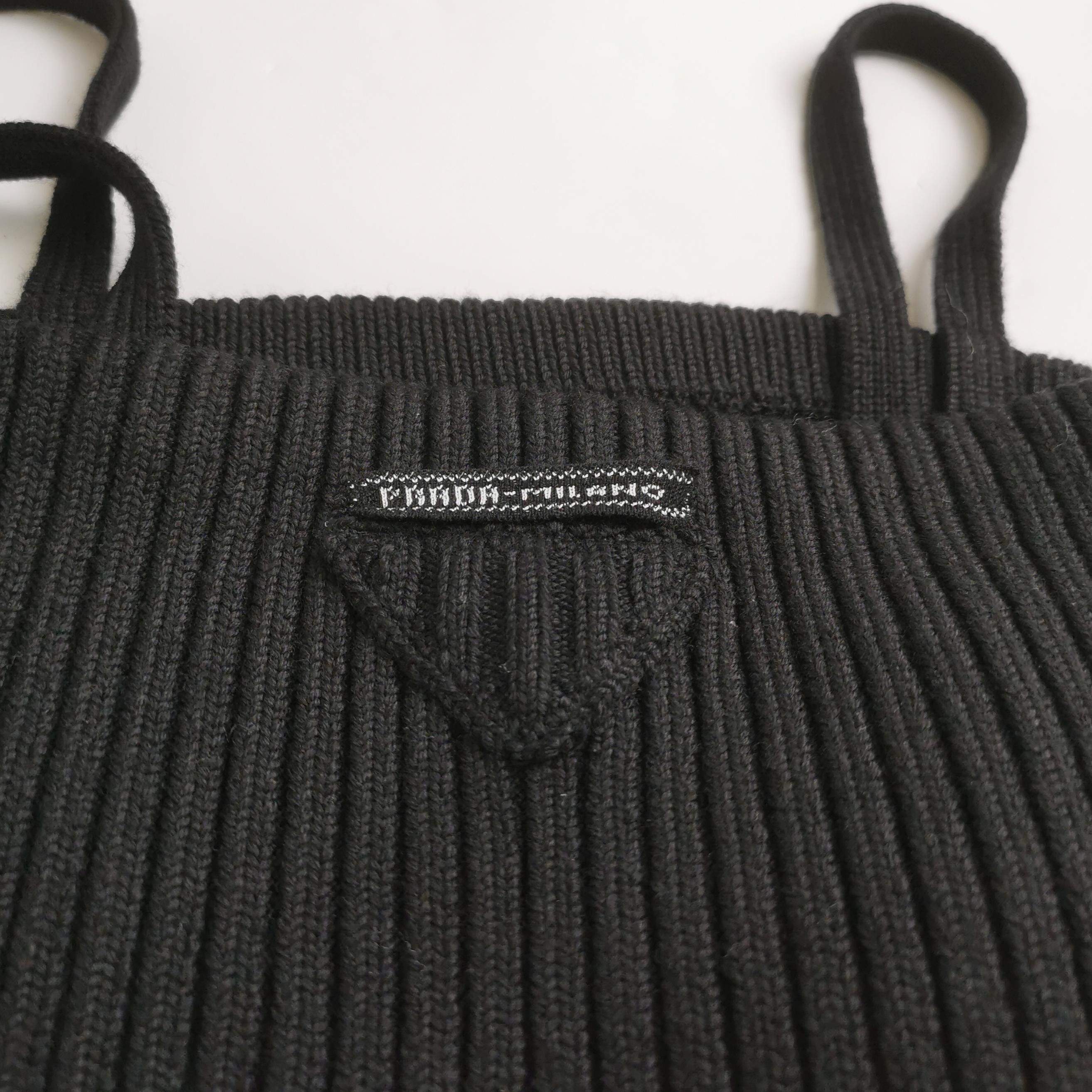 Prada Prada Logo Ribbed Wool Tank Top Size 40 Size S / US 4 / IT 40 - 3 Thumbnail