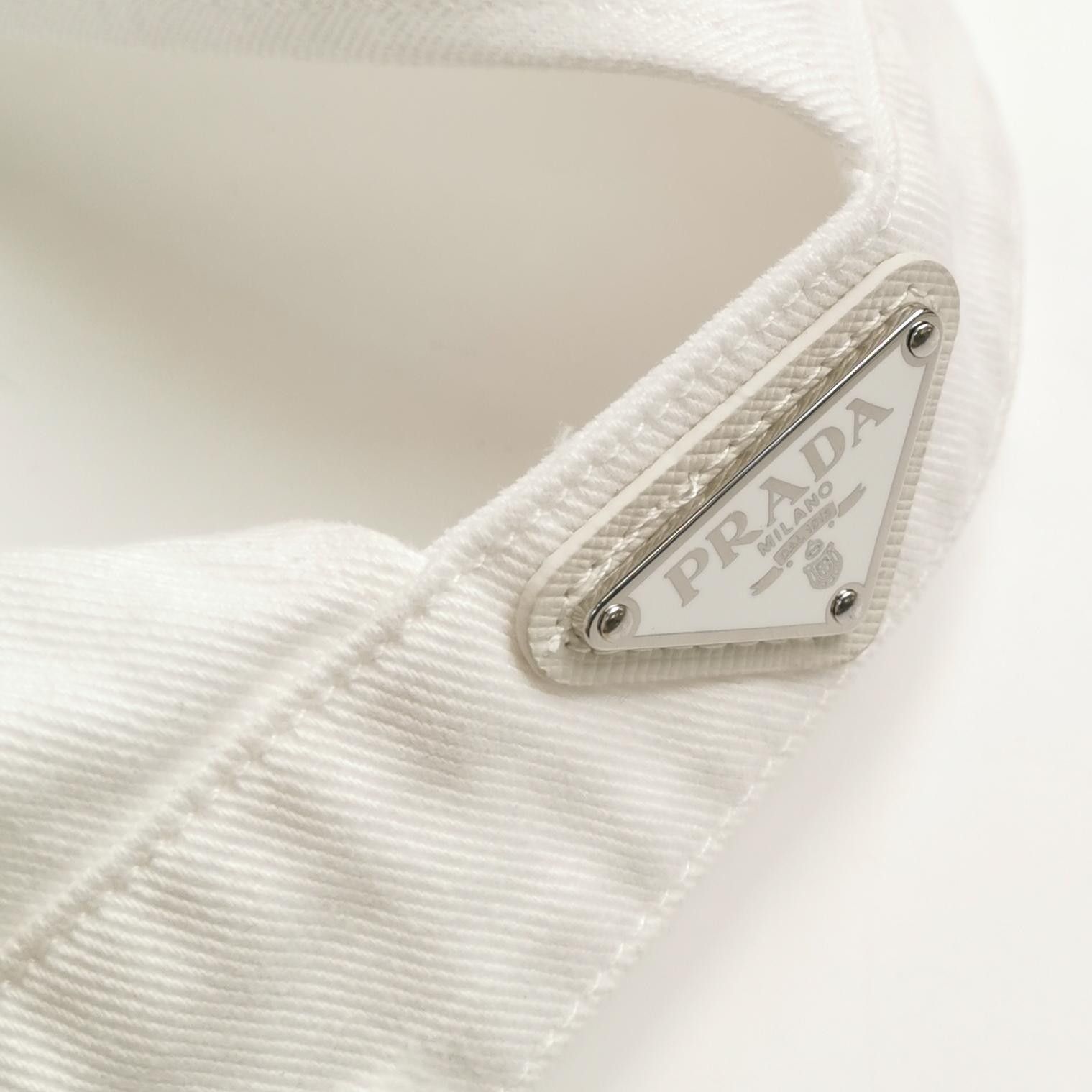 Prada Prada Triangle Logo Cotton Crop Top Size 40 Size S / US 4 / IT 40 - 3 Thumbnail