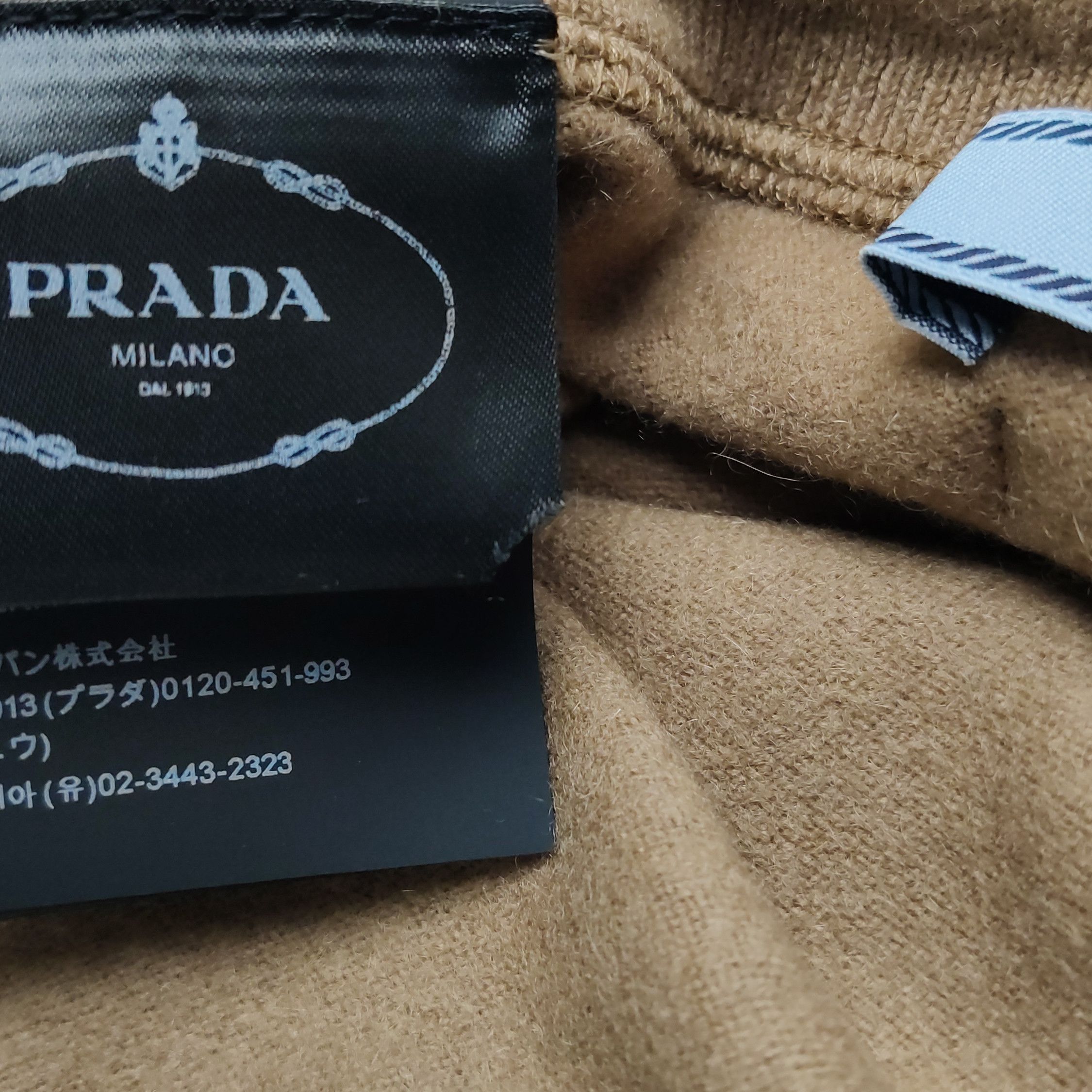 Prada Prada Wool Cashmere Blend Logo Pants Size 36 Size 25" / US 0 / IT 36 - 9 Thumbnail