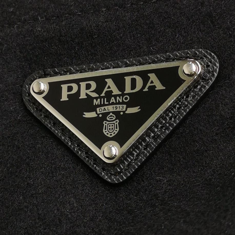 Prada Prada Logo Patch Wool Blend Pants Size 38 Size 26" / US 2 / IT 38 - 3 Thumbnail