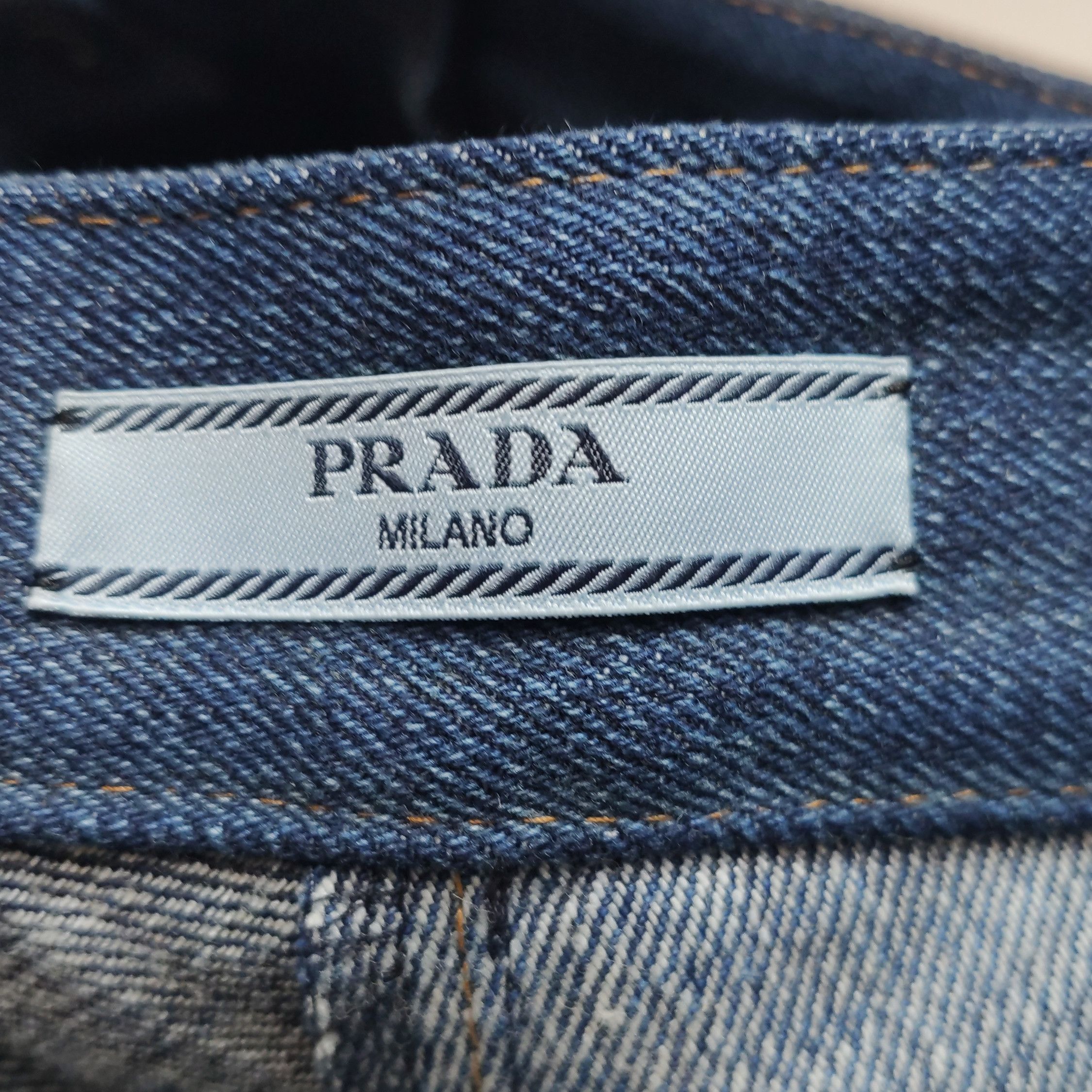 Prada Prada Patchwork Denim Shorts Size 26 Size 26" / US 2 / IT 38 - 6 Thumbnail