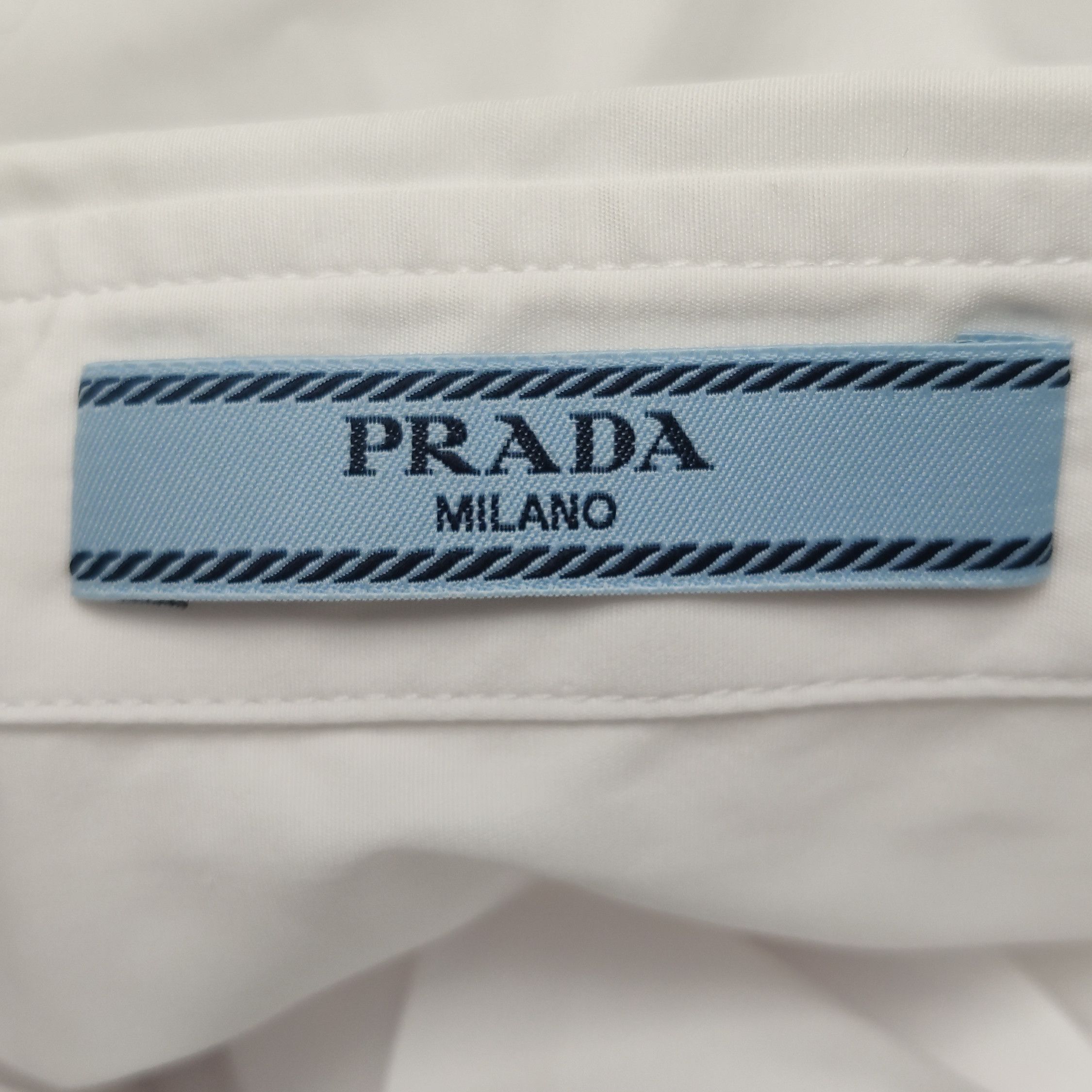 Prada Prada Cotton Long Sleeve Button Up Shirt Size S Size US S / EU 44-46 / 1 - 4 Thumbnail