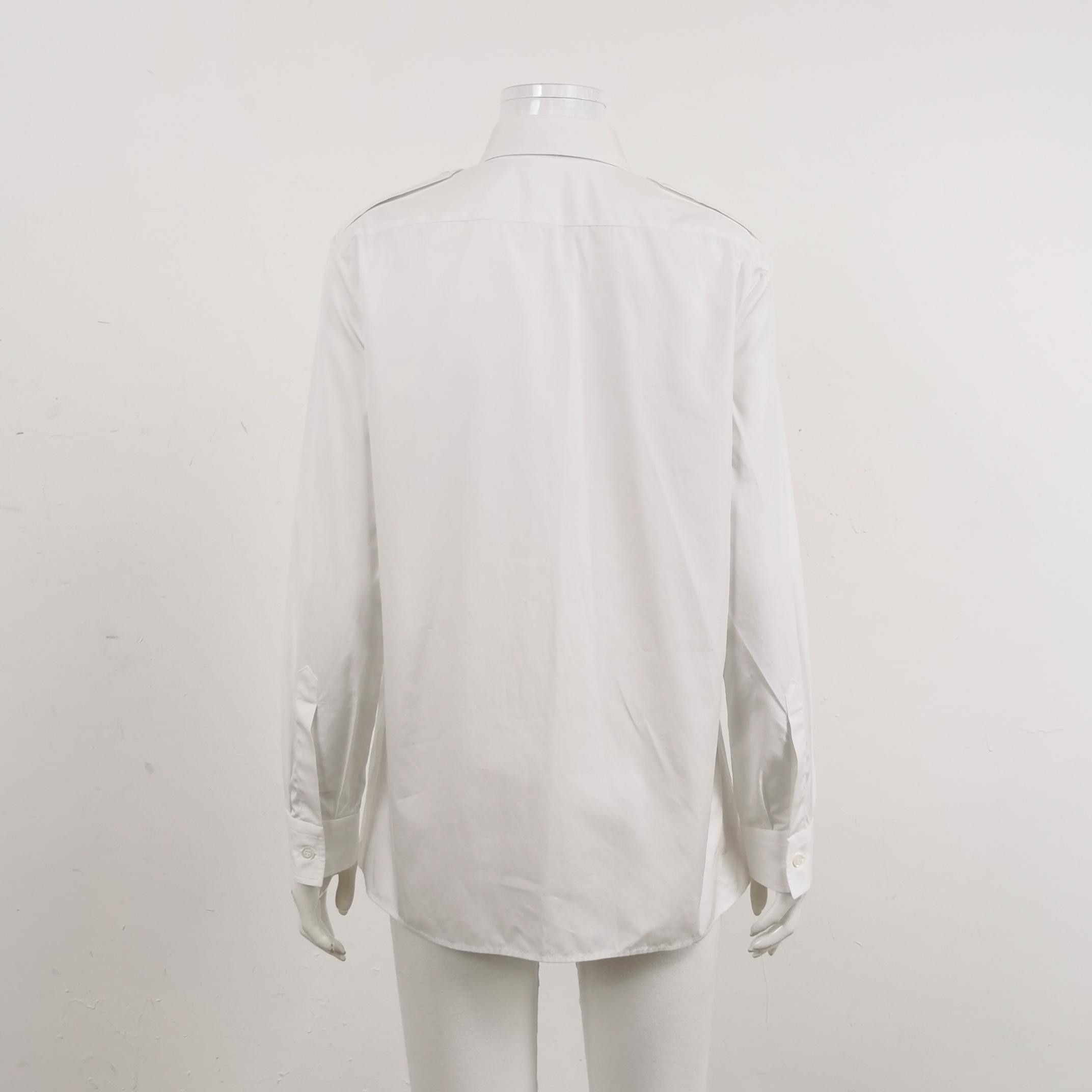 Prada Prada Cotton Long Sleeve Button Up Shirt Size S Size US S / EU 44-46 / 1 - 2 Thumbnail