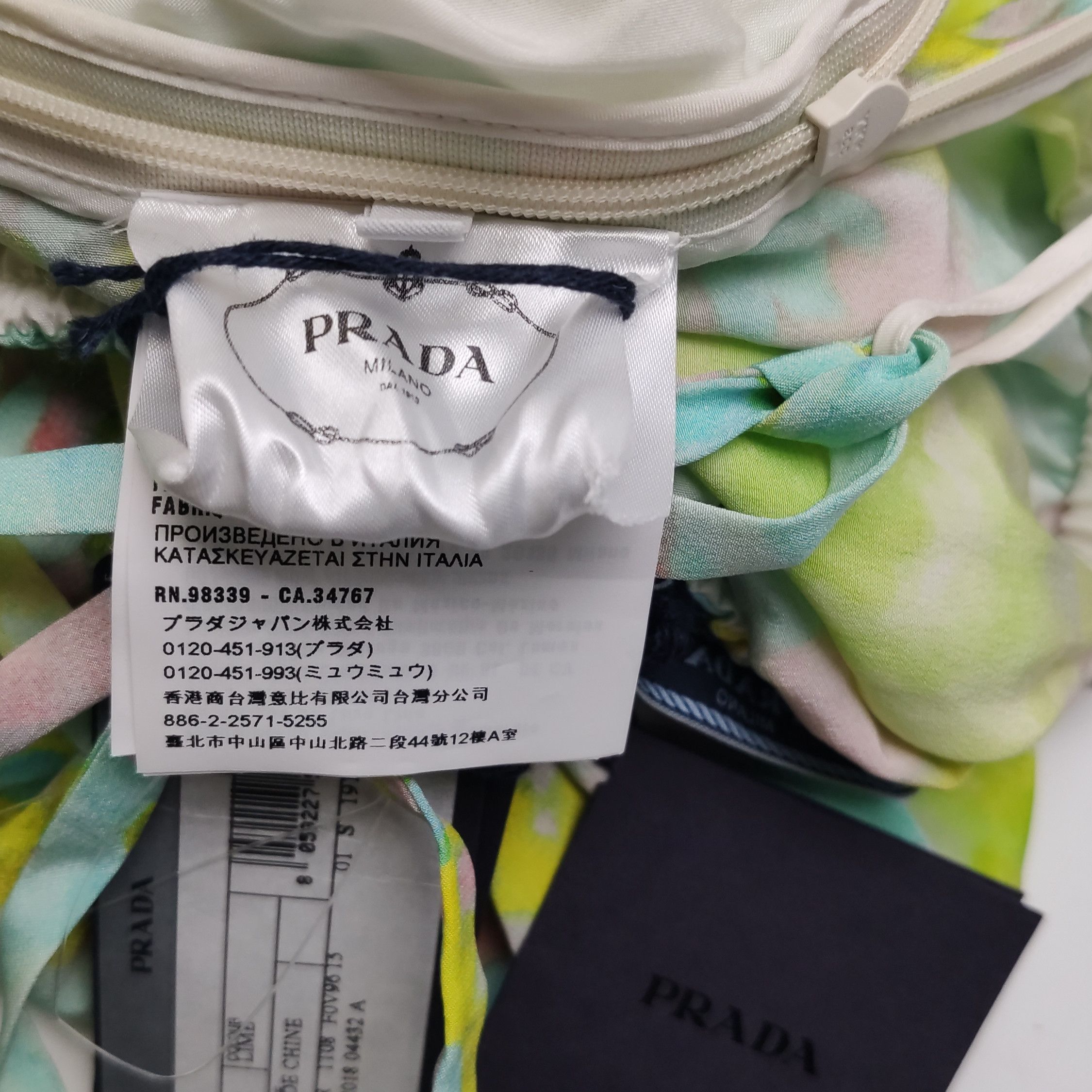 Prada Prada Floral Silk Maxi Dress Size 40S Size S / US 4 / IT 40 - 9 Thumbnail