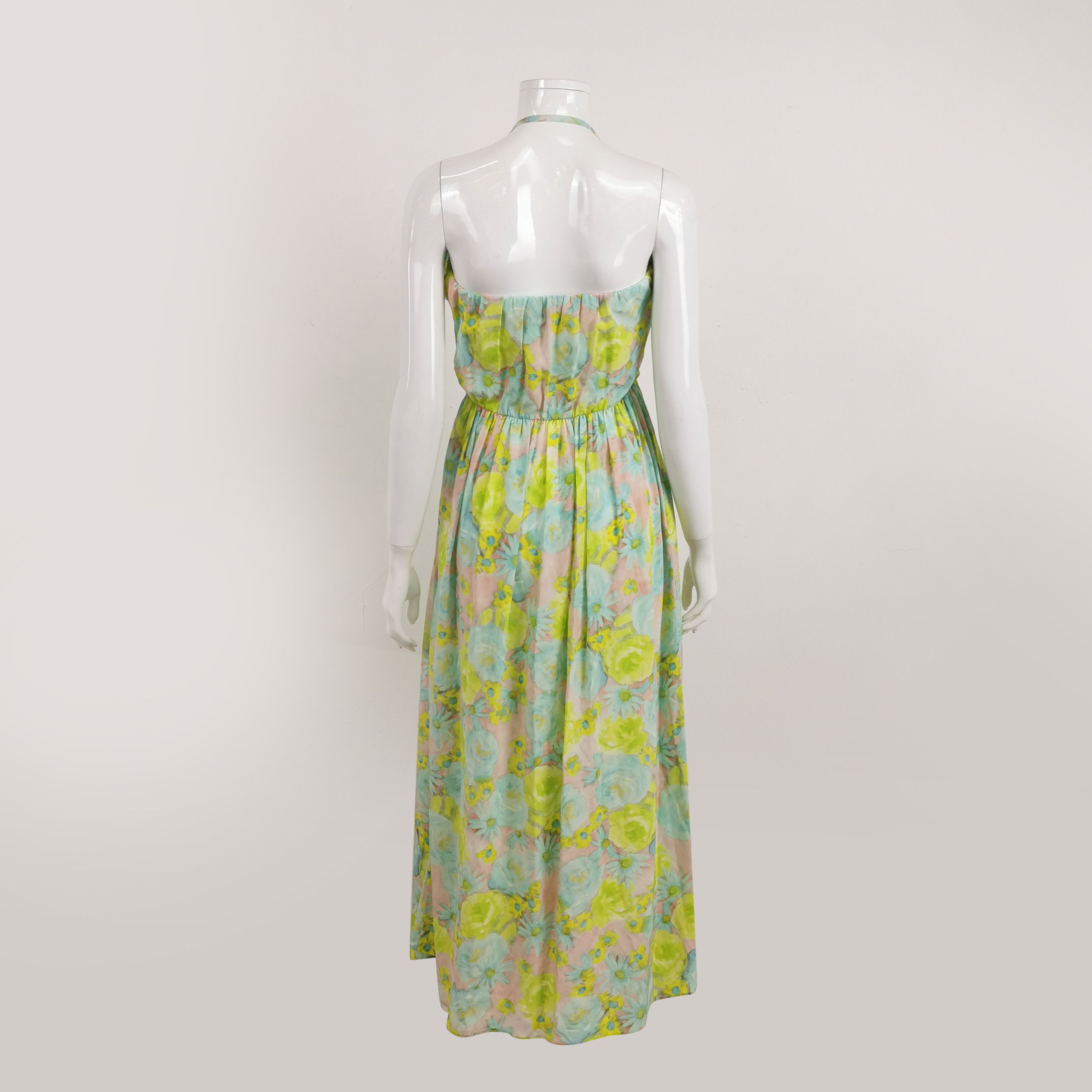Prada Prada Floral Silk Maxi Dress Size 40S Size S / US 4 / IT 40 - 2 Thumbnail
