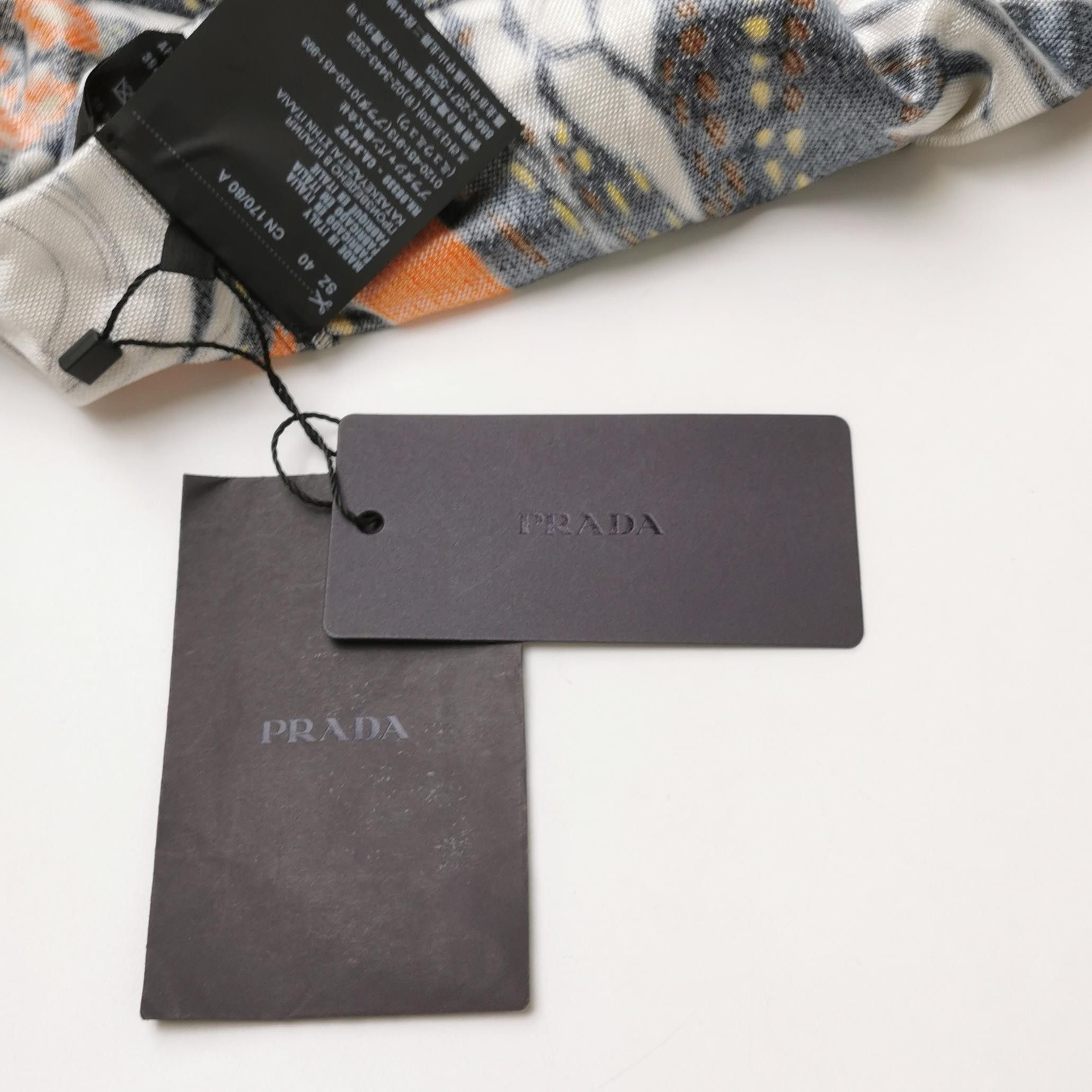 Prada Prada Floral Logo Button Up Shirt Size 40 Size S / US 4 / IT 40 - 4 Thumbnail