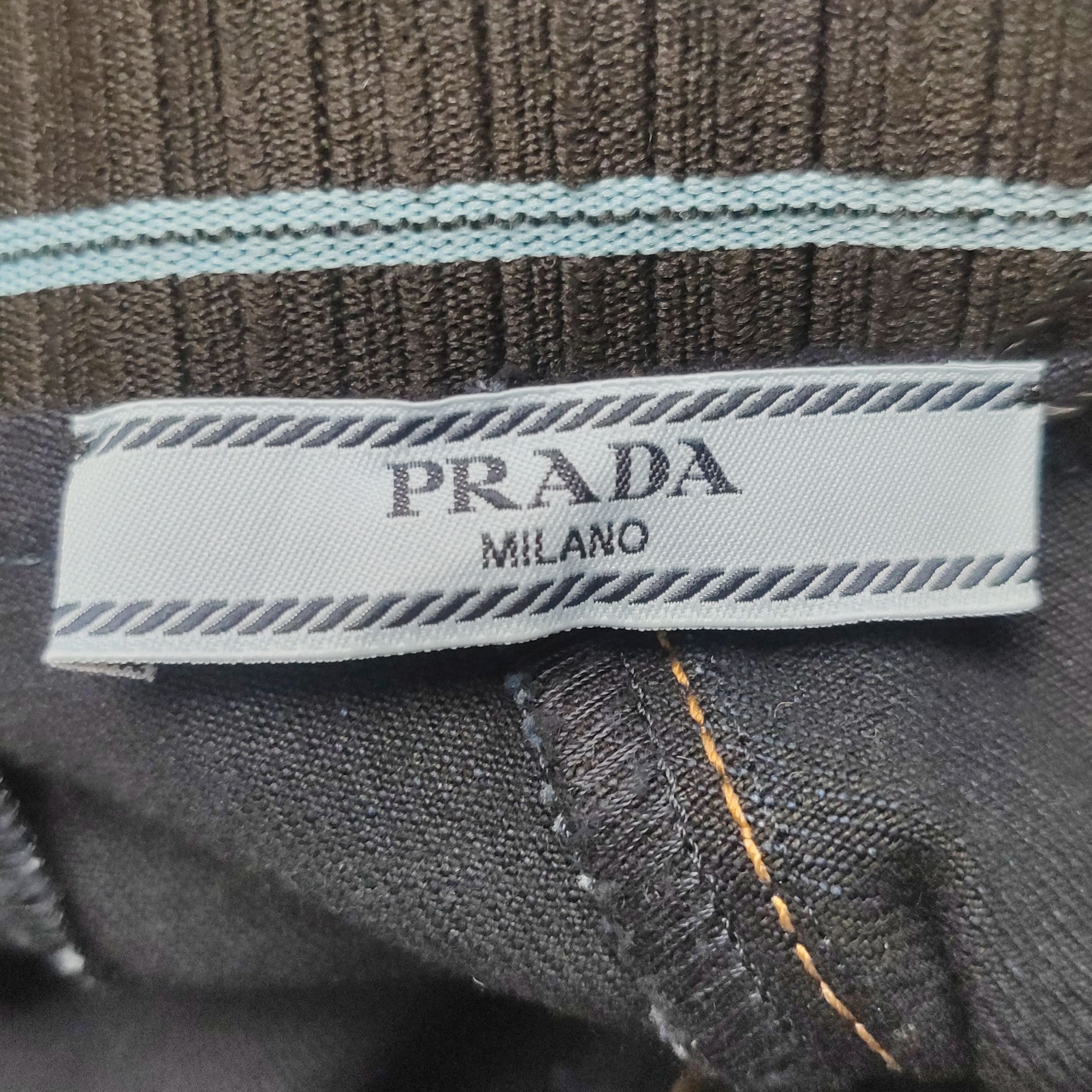 Prada Prada Logo Waistband Leggings Size 36 Size 25" / US 0 / IT 36 - 5 Thumbnail
