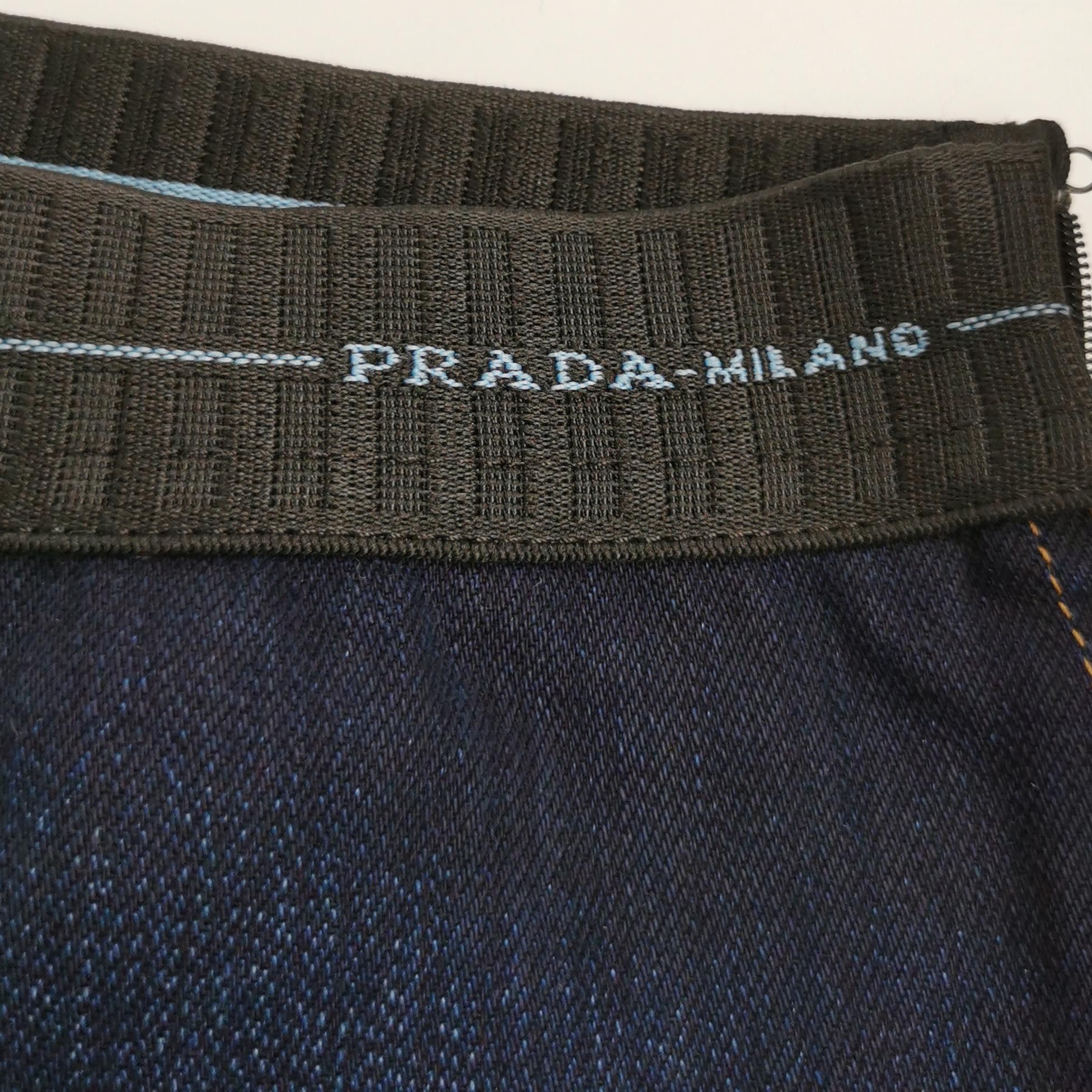 Prada Prada Logo Waistband Leggings Size 36 Size 25" / US 0 / IT 36 - 3 Thumbnail