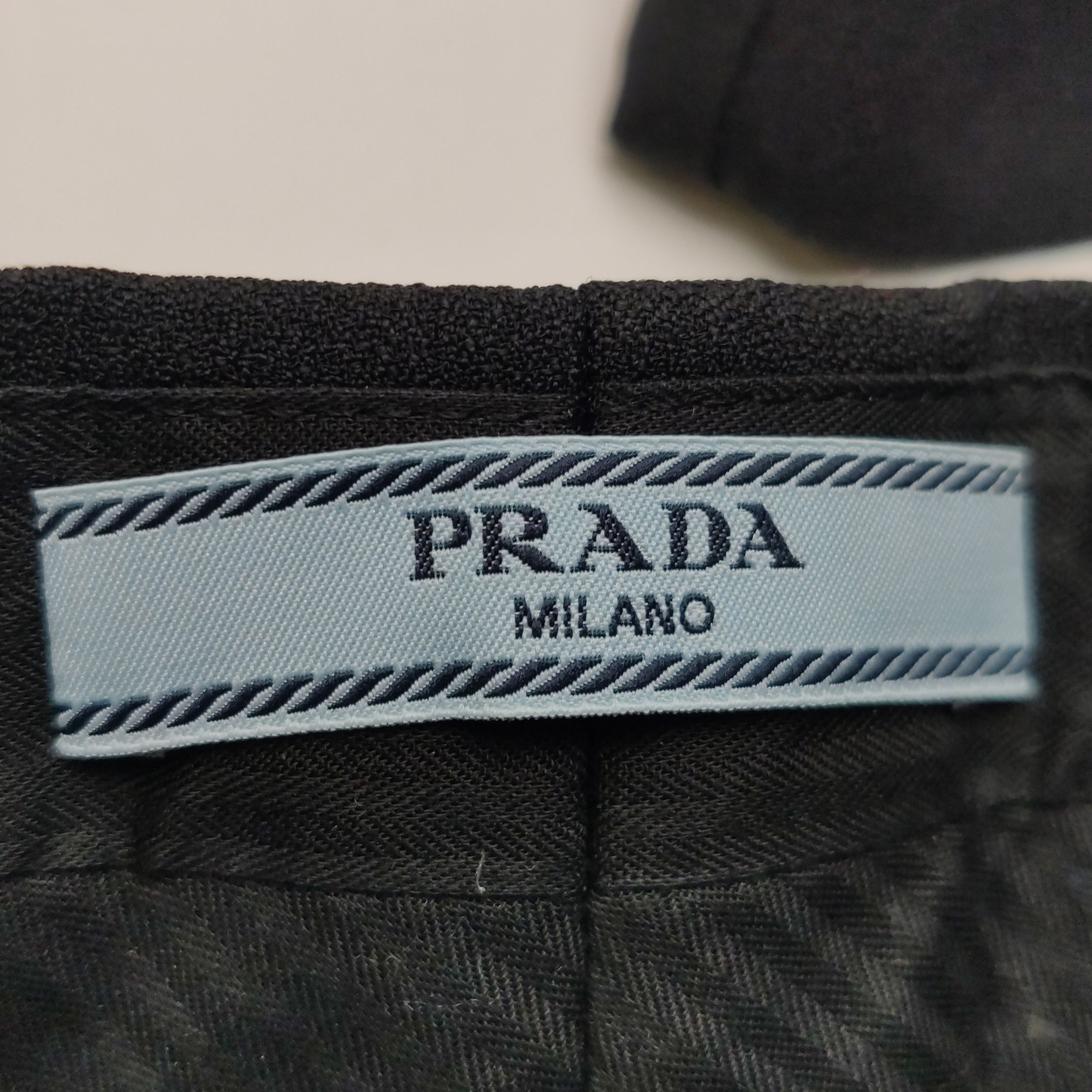 Prada Prada Black Trousers Size 36 Size 25" / US 0 / IT 36 - 3 Thumbnail