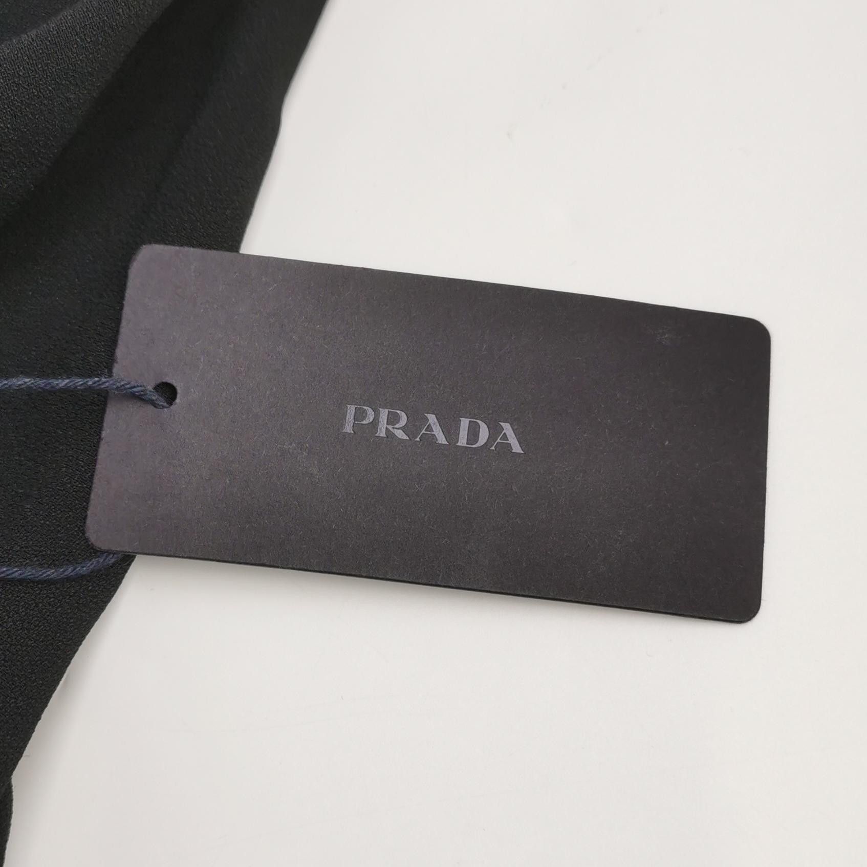 Prada Prada Black Acetate Viscose Pants Size IT 38 Size 26" / US 2 / IT 38 - 3 Thumbnail