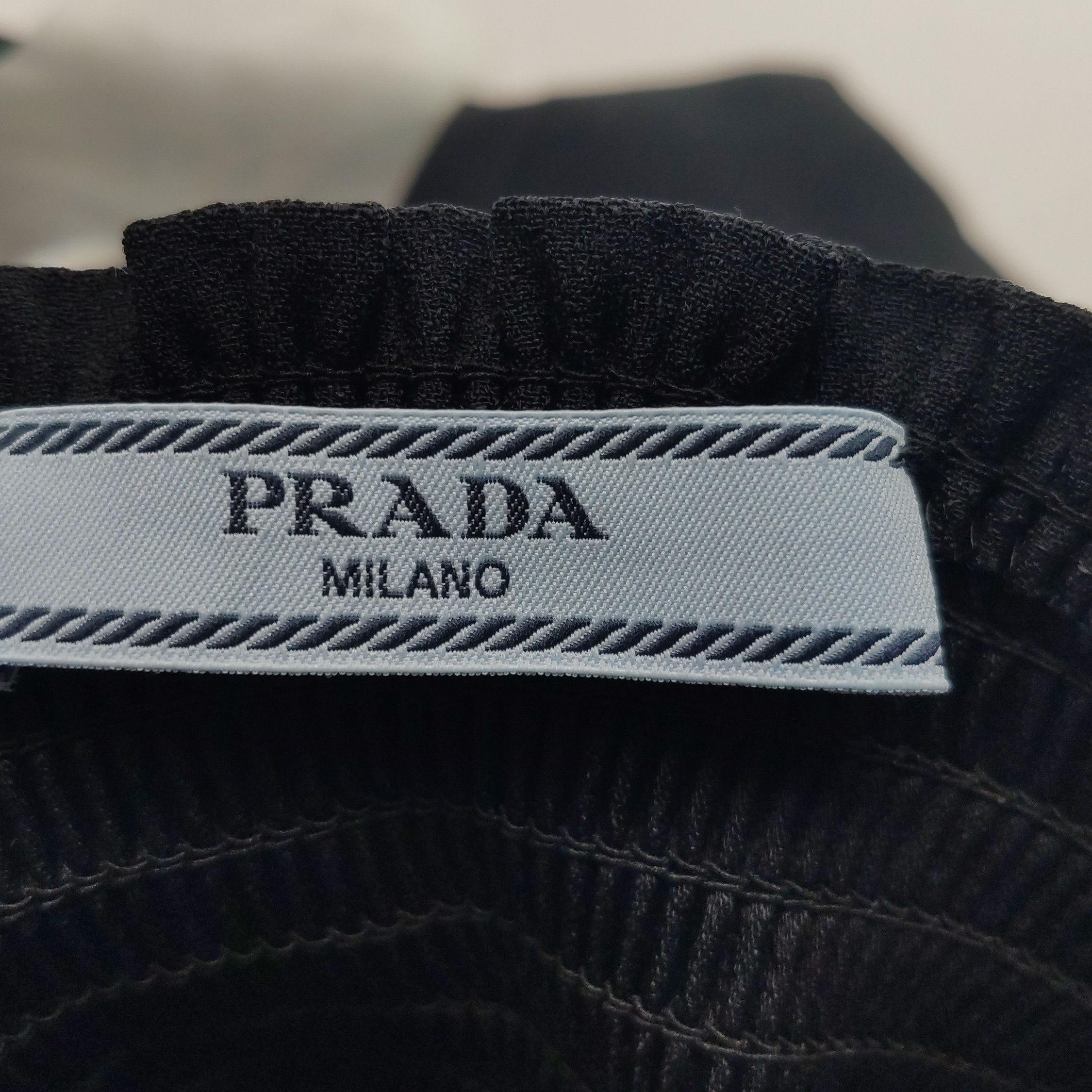 Prada Prada Black Acetate Viscose Pants Size IT 38 Size 26" / US 2 / IT 38 - 4 Thumbnail