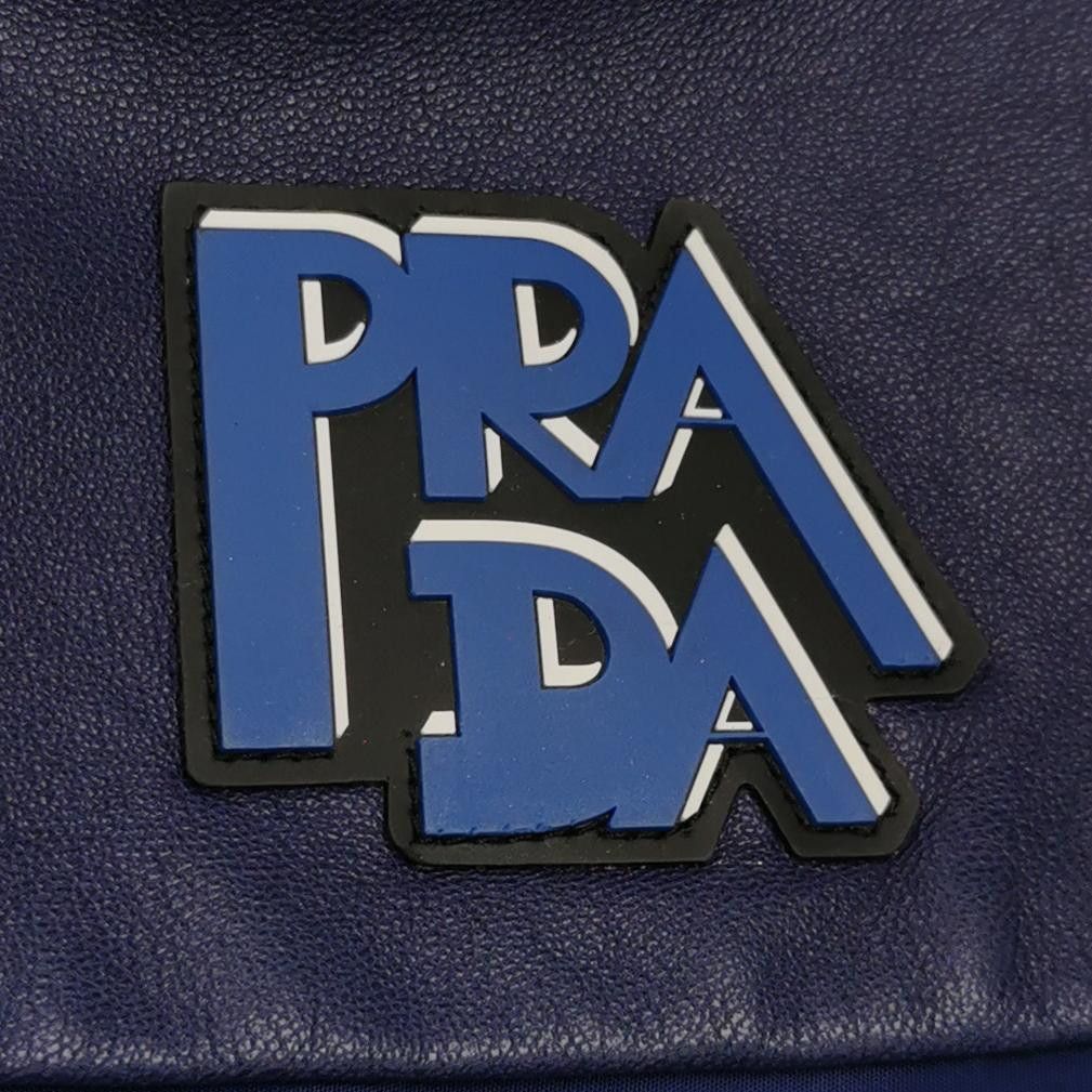 Prada Prada Logo Leather Mini Skirt Size 40 Size 27" / US 4 / IT 40 - 3 Thumbnail