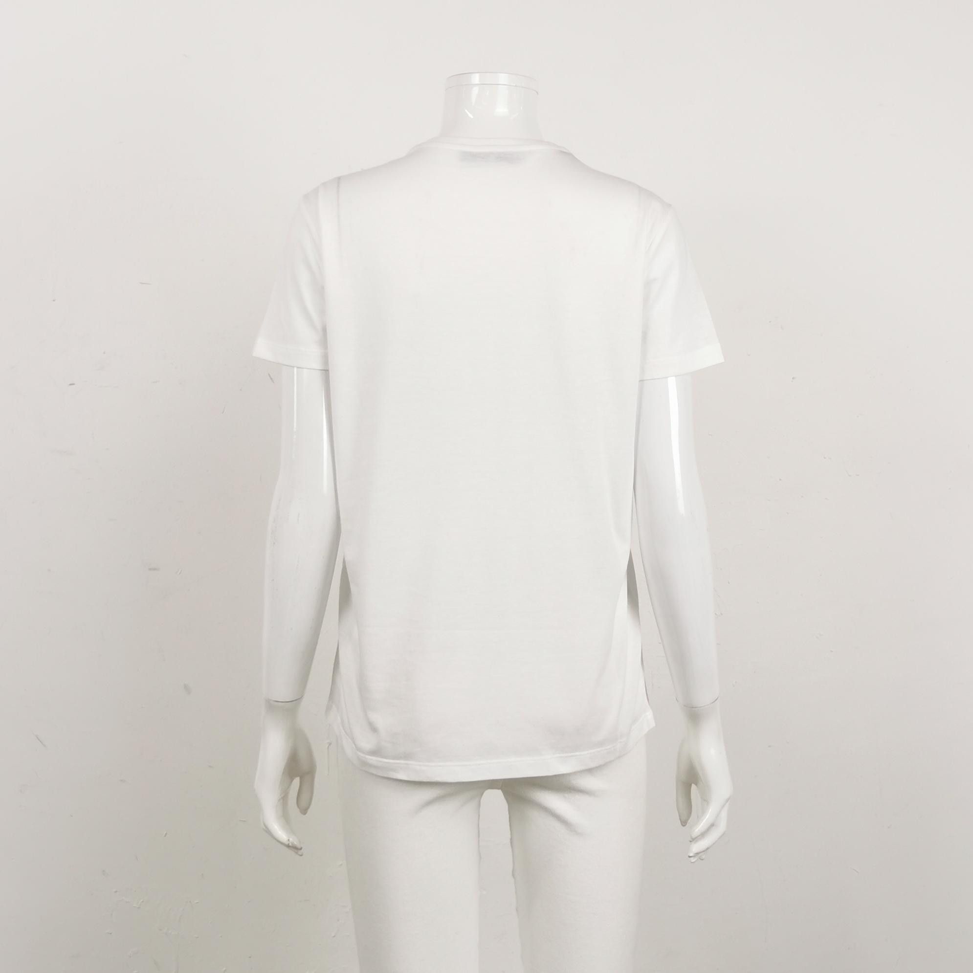 Prada Prada Cotton Crewneck T-Shirt Size L Size US L / EU 52-54 / 3 - 2 Thumbnail