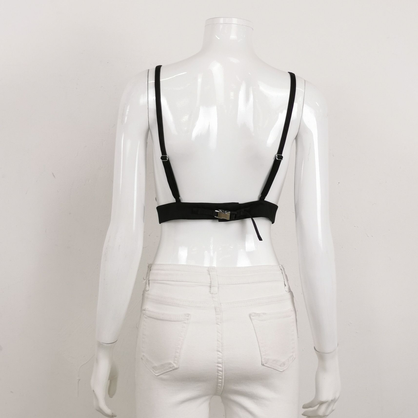 Prada Prada Triangle Logo Bralette Top Size 42 Size M / US 6-8 / IT 42-44 - 2 Thumbnail