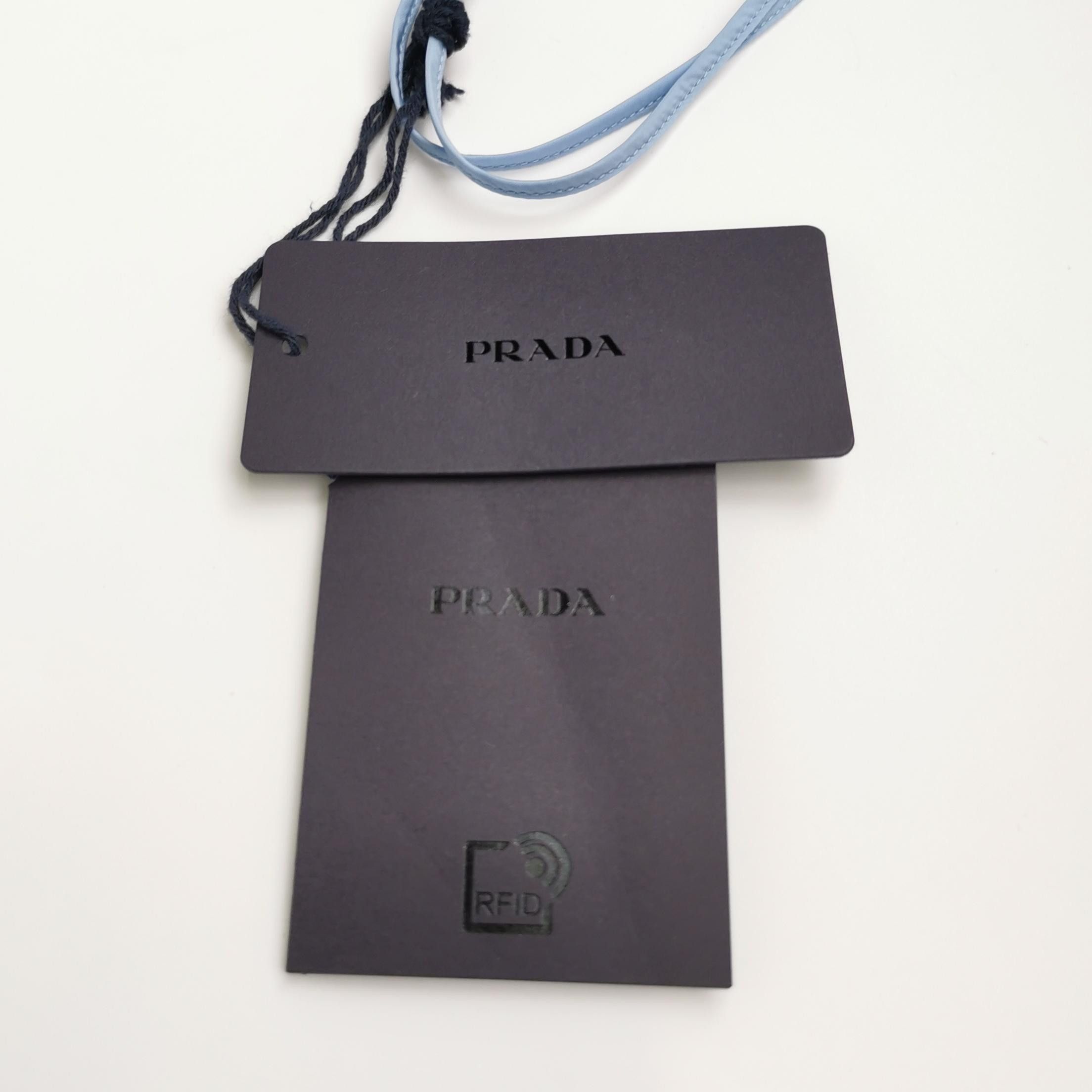 Prada Prada Light Blue Re-Nylon Triangle Logo Crop Top Size 42 Size M / US 6-8 / IT 42-44 - 5 Thumbnail