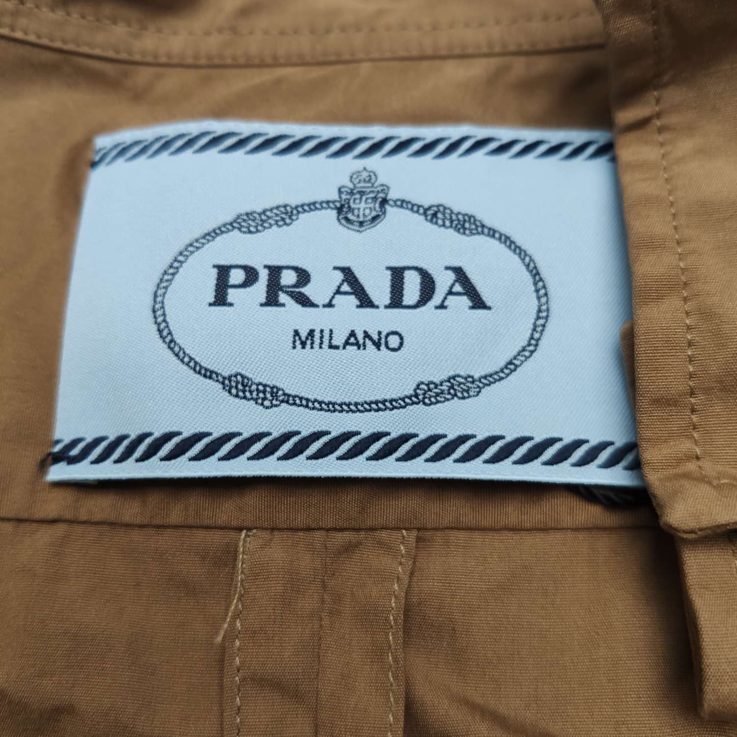 Prada Prada Solid Cotton Collared Maxi Dress Size 36 Size XS / US 0-2 / IT 36-38 - 5 Thumbnail