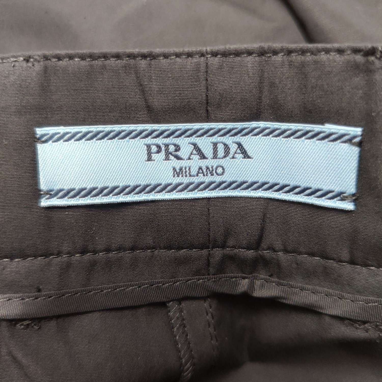 Prada Prada Black Cotton Shorts Size 42 Size 28" / US 6 / IT 42 - 3 Thumbnail