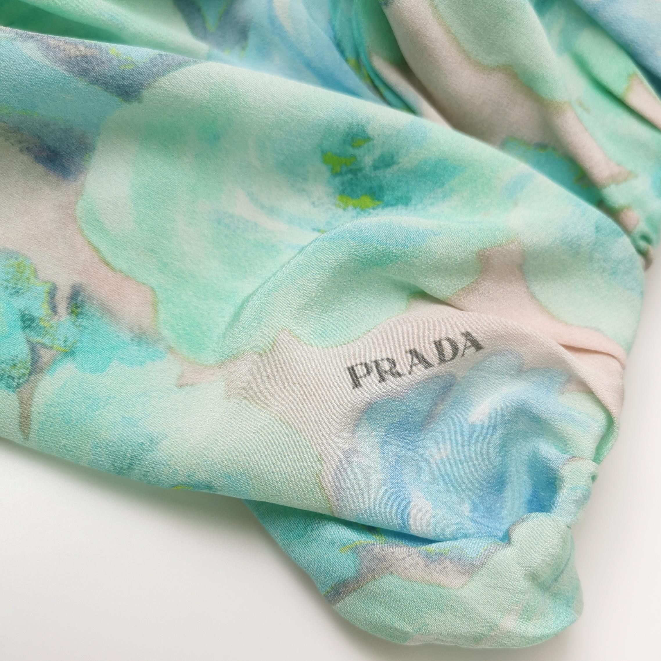 Prada Prada Floral Silk Maxi Dress Size IT 40 Size S / US 4 / IT 40 - 3 Thumbnail
